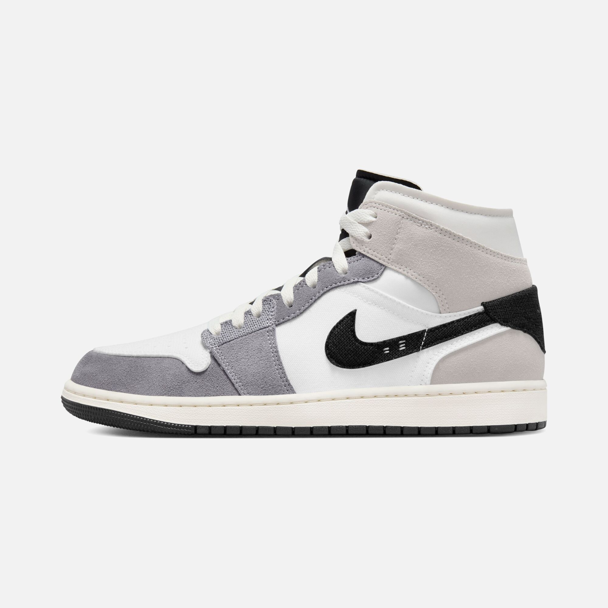 Nike Air Jordan 1 Mid SE Craft ''Canvas and Suede Upper'' Erkek Spor Ayakkabı