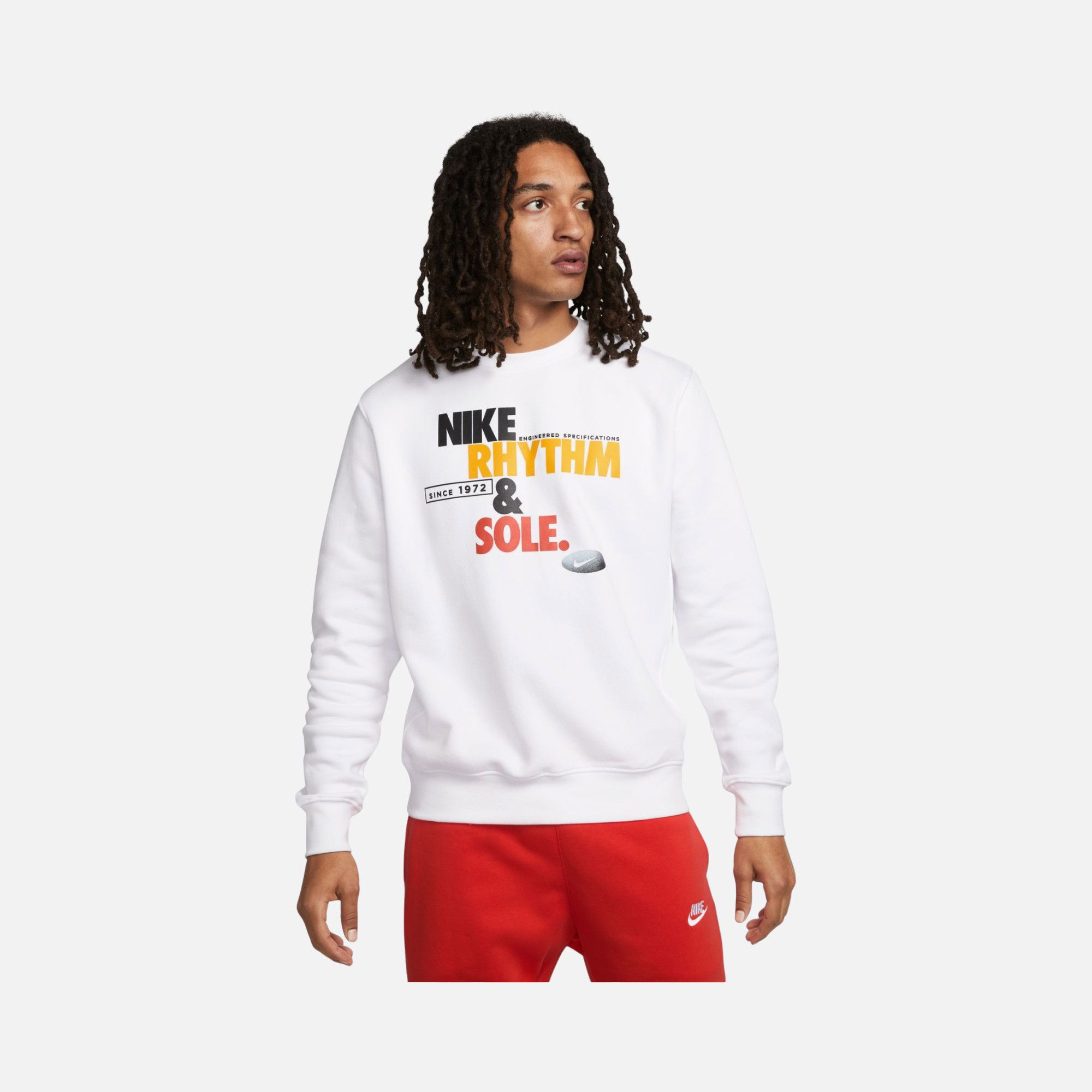 Nike Sportswear Fleece Rhythm & Sole Graphic Erkek Sweatshirt