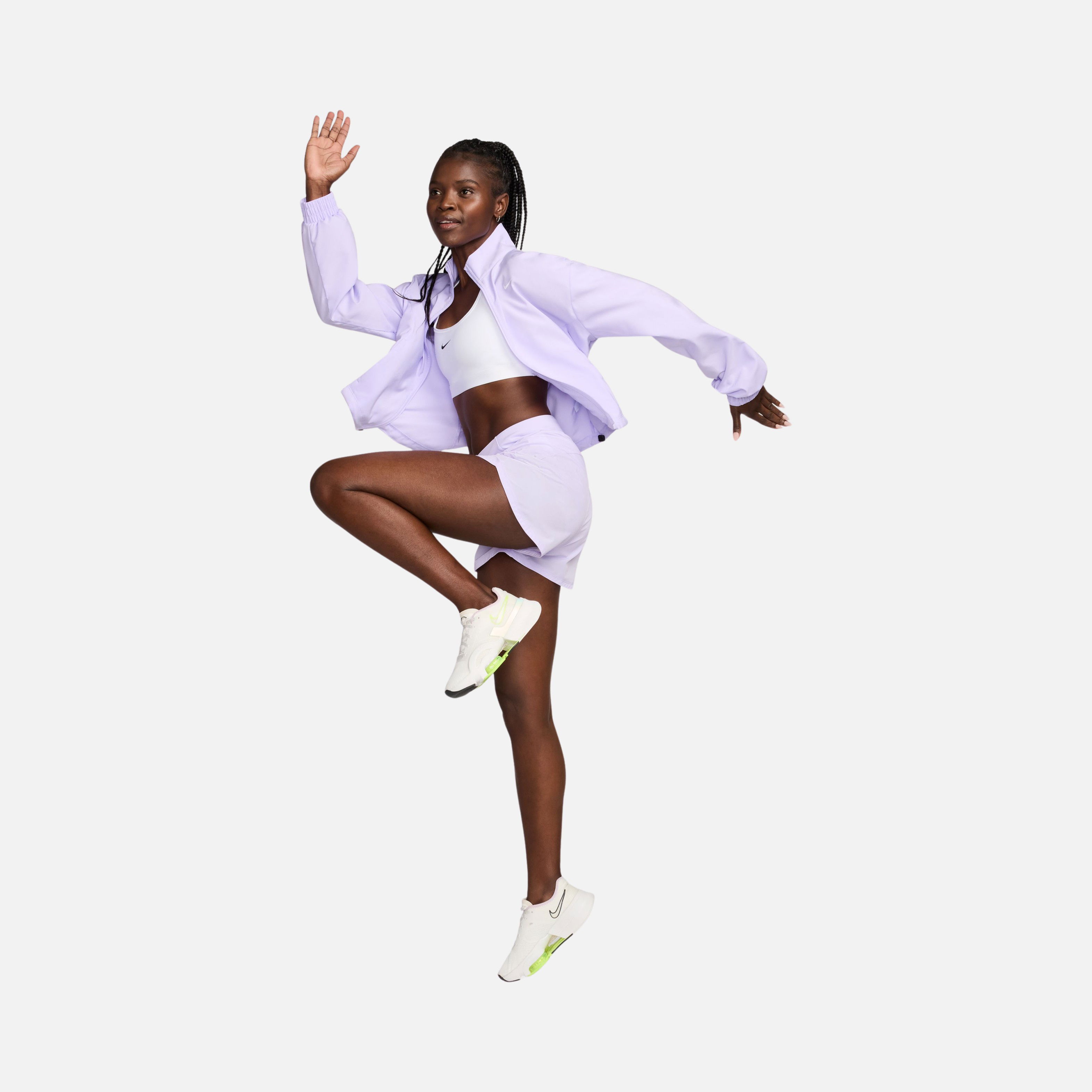 Nike Dri-Fit Fitness High-Waisted 3" Brief-Lined Training Kadın Şort