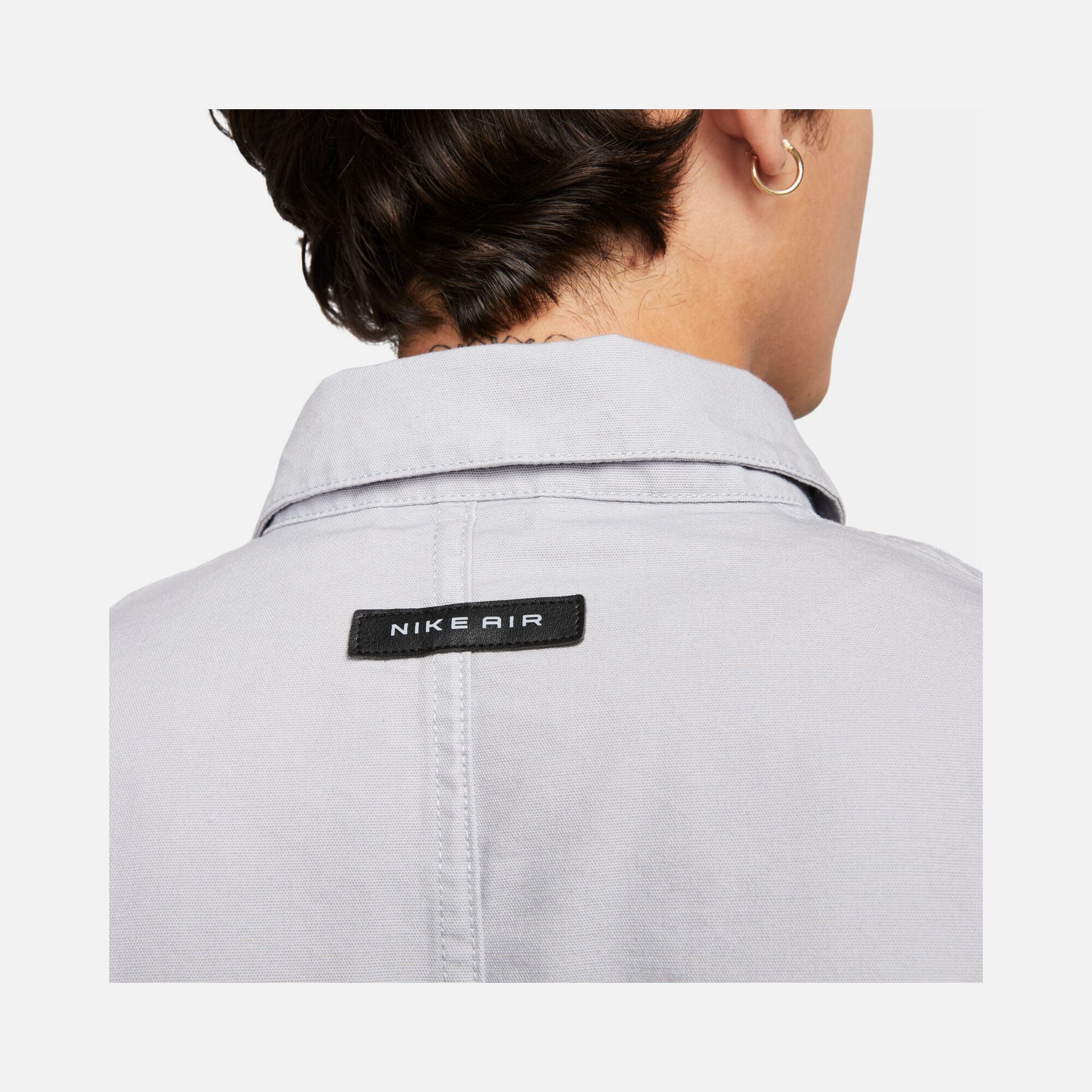 Nike Sportswear Air Woven Over Full-Zip Short-Sleeve Erkek Gömlek