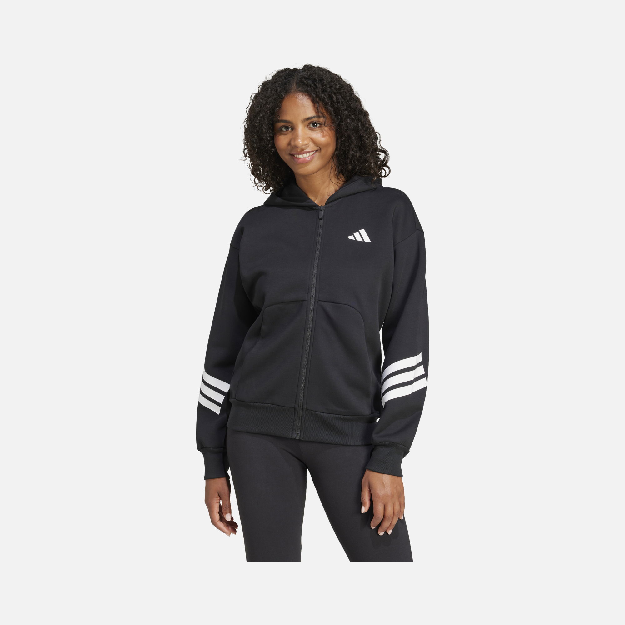 adidas Sportswear Future Icons 3-Stripes Full-Zip Hooded Kadın Sweatshirt