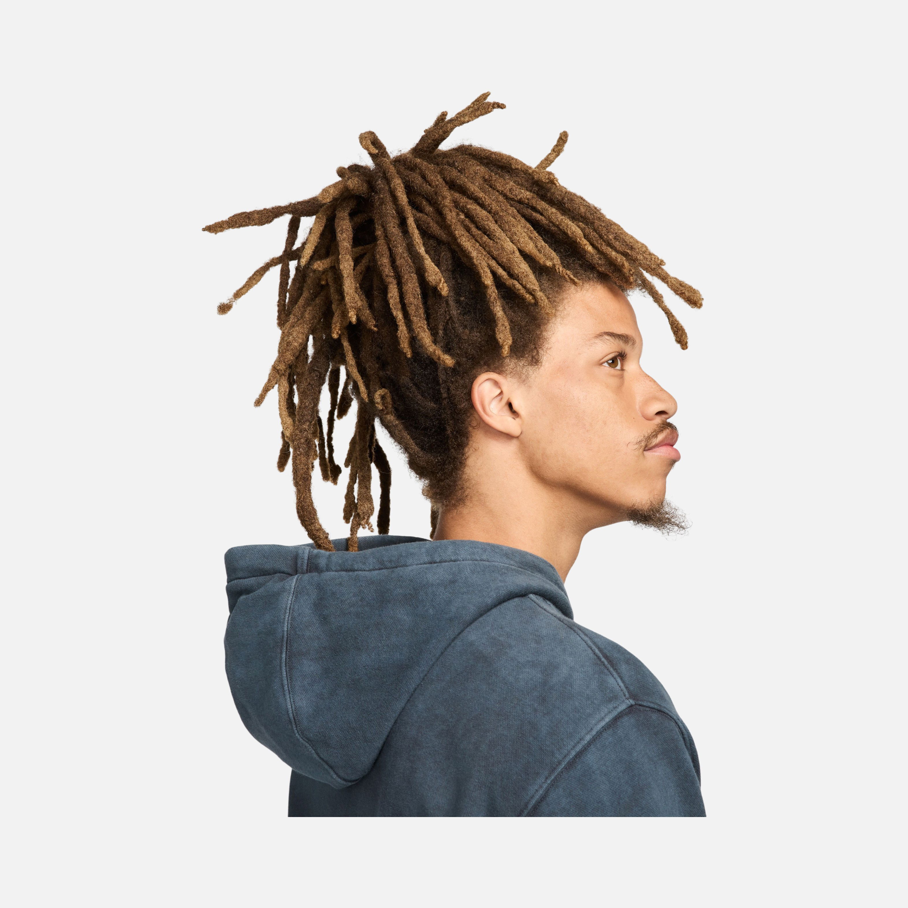 Nike Sportswear Club Pullover French Terry Fine 2.0 Washed Hoodie Erkek Sweatshirt