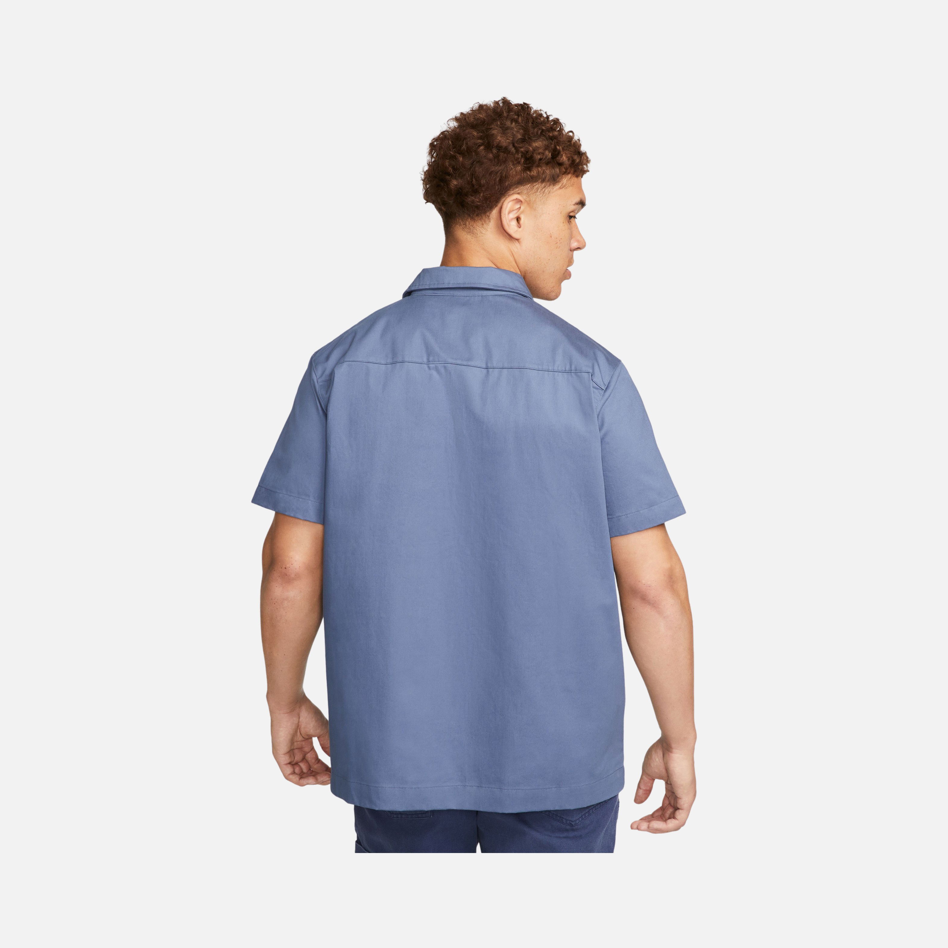 Nike Sportswear Woven Military Button-Down Short-Sleeve Erkek Gömlek