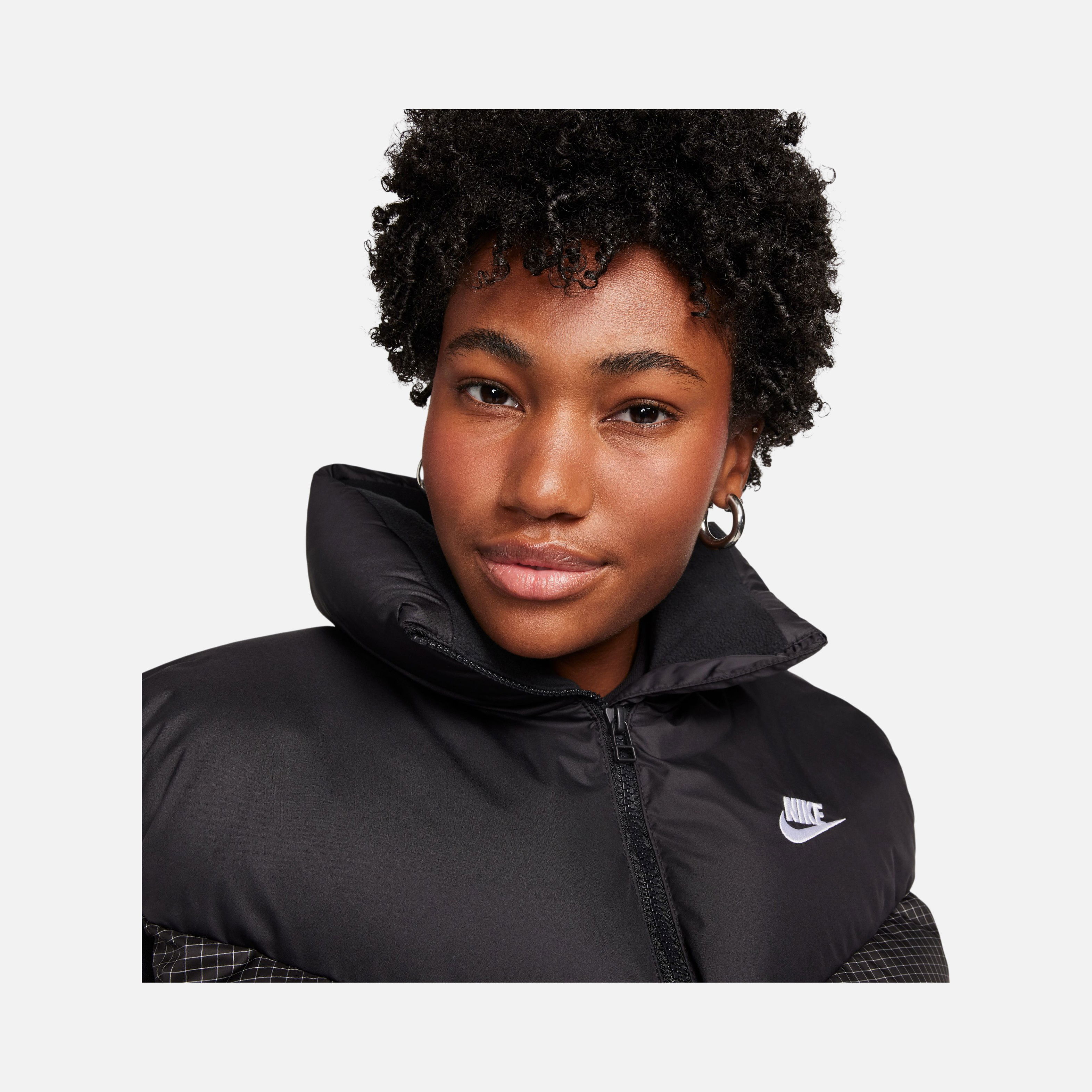 Nike Sportswear Therma-Fit Loose Long Puffer Full-Zip Kadın Yelek