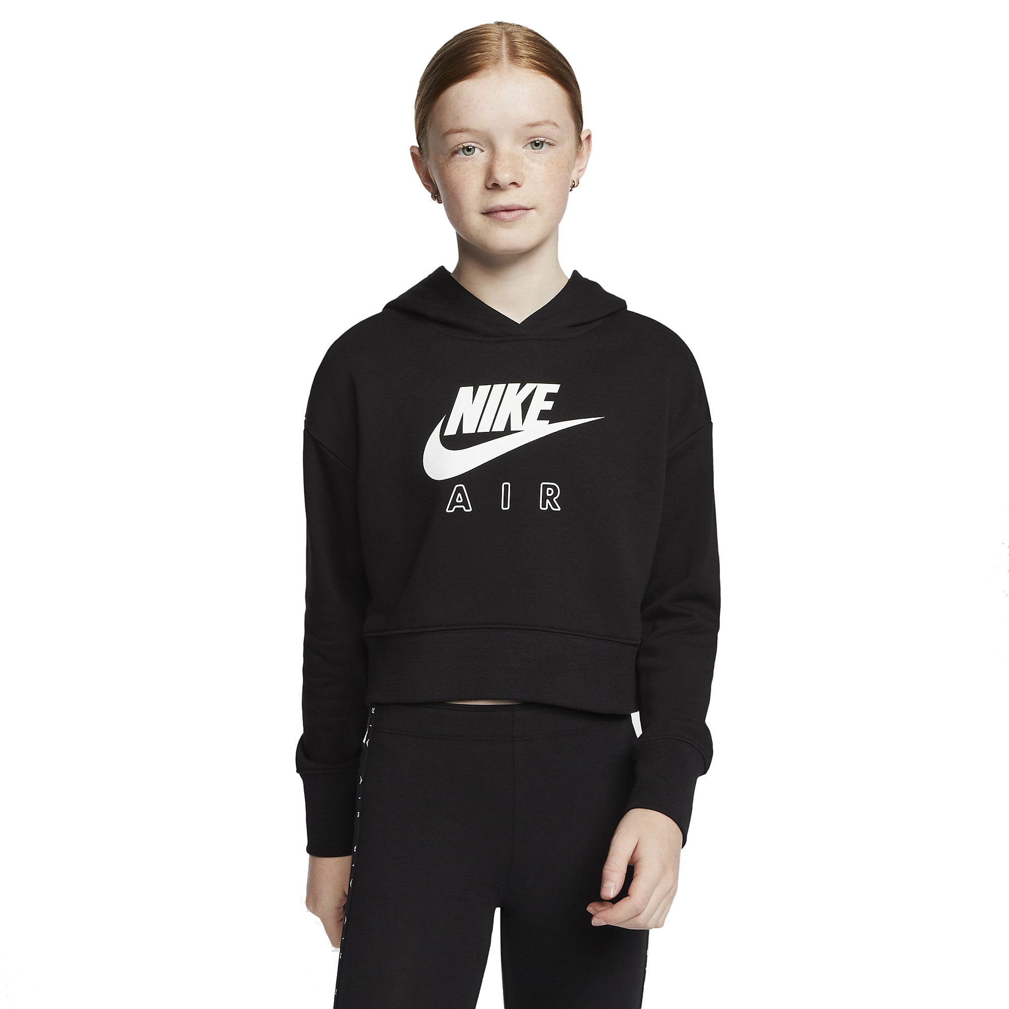 Nike Air Cropped French Terry Hoodie (Girls') Çocuk Sweatshirt