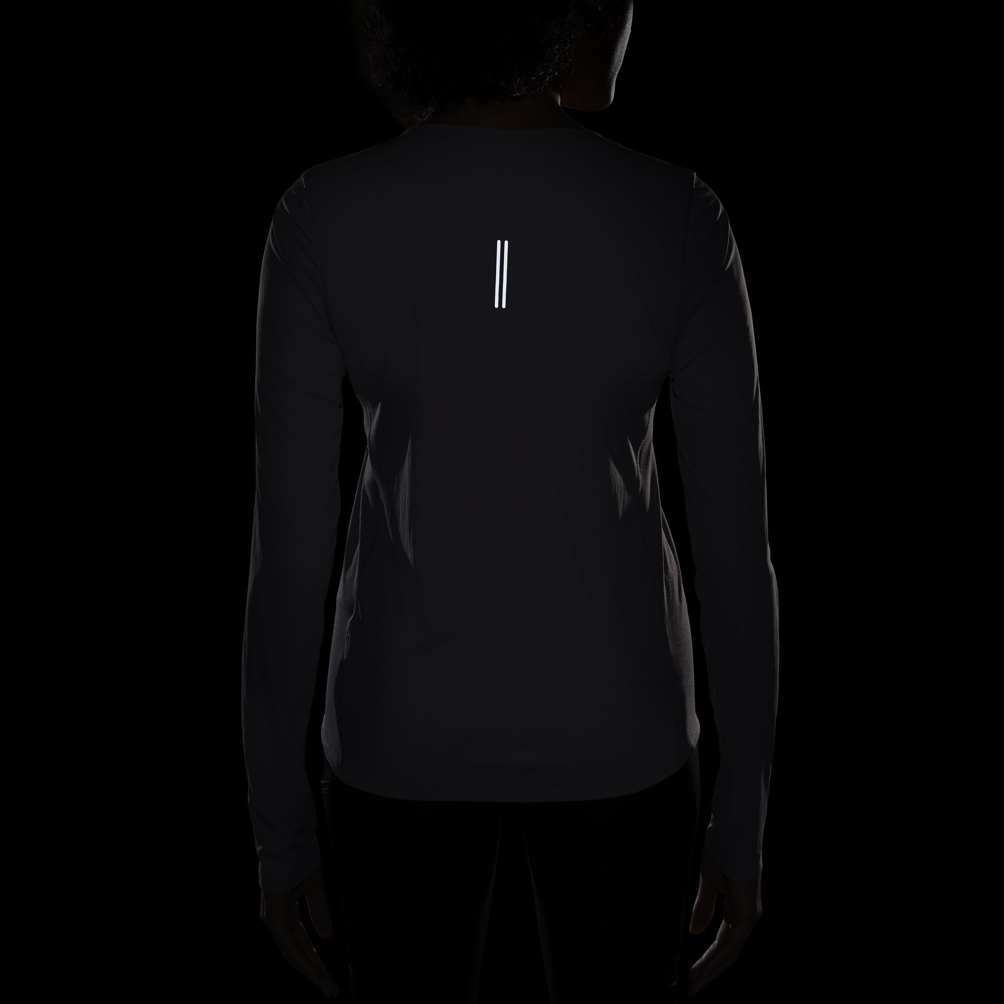 Nike City Sleek Long-Sleeve Running Top Kadın Tişört