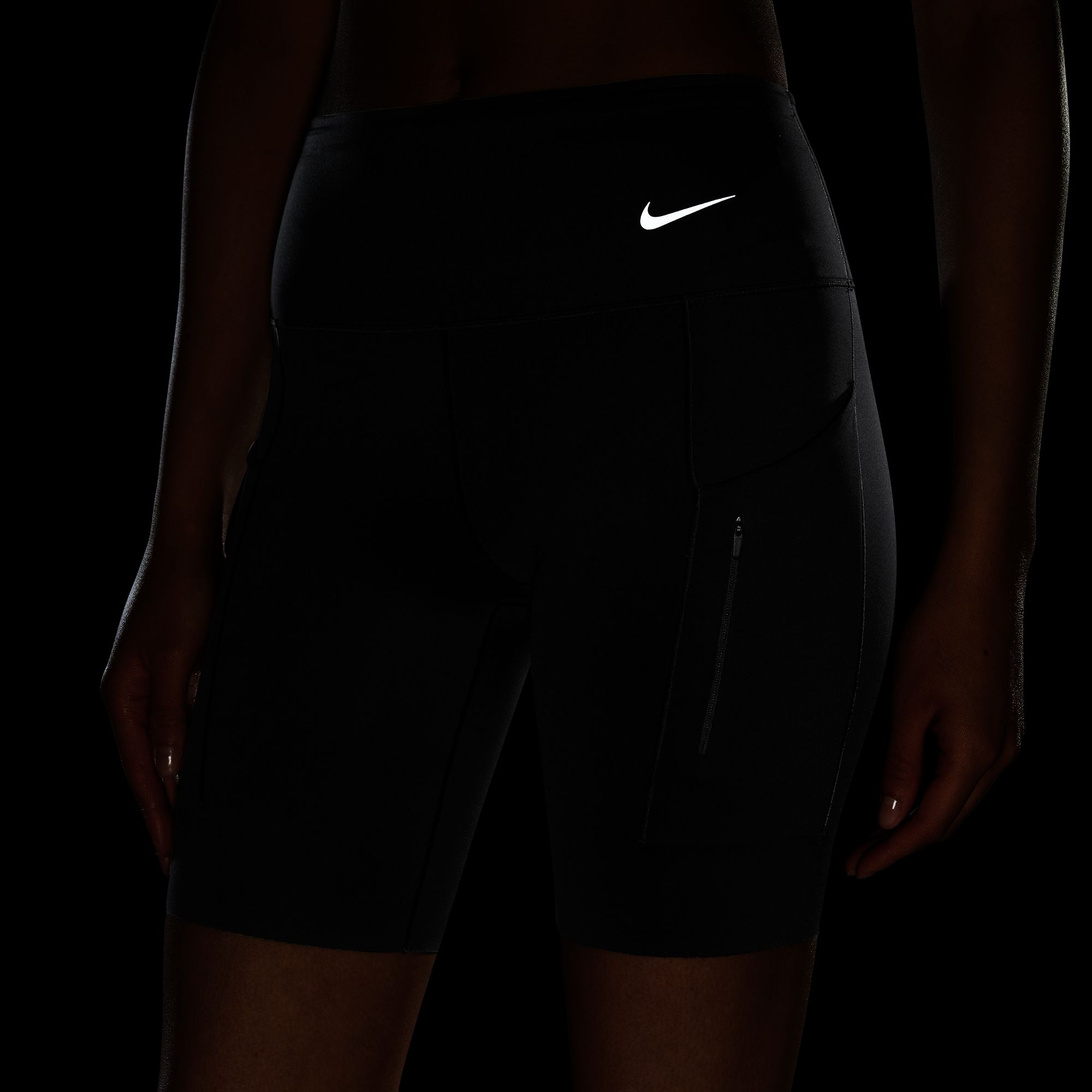 Nike Go Dri-Fit Firm-Support Mid-Rise 20cm (approx.) Biker Kadın Şort