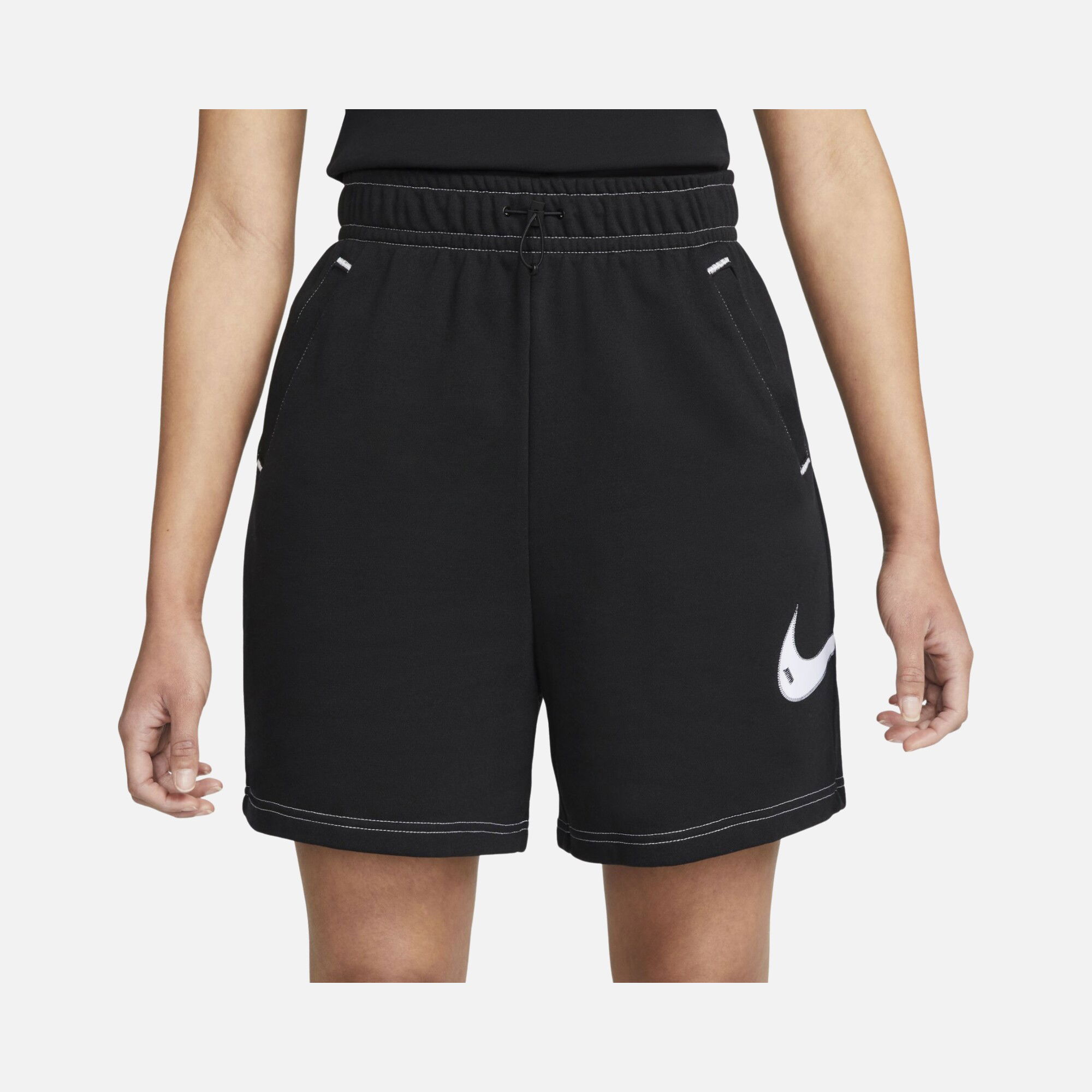 Nike Sportswear Swoosh Fleece High-Waisted Kadın Şort