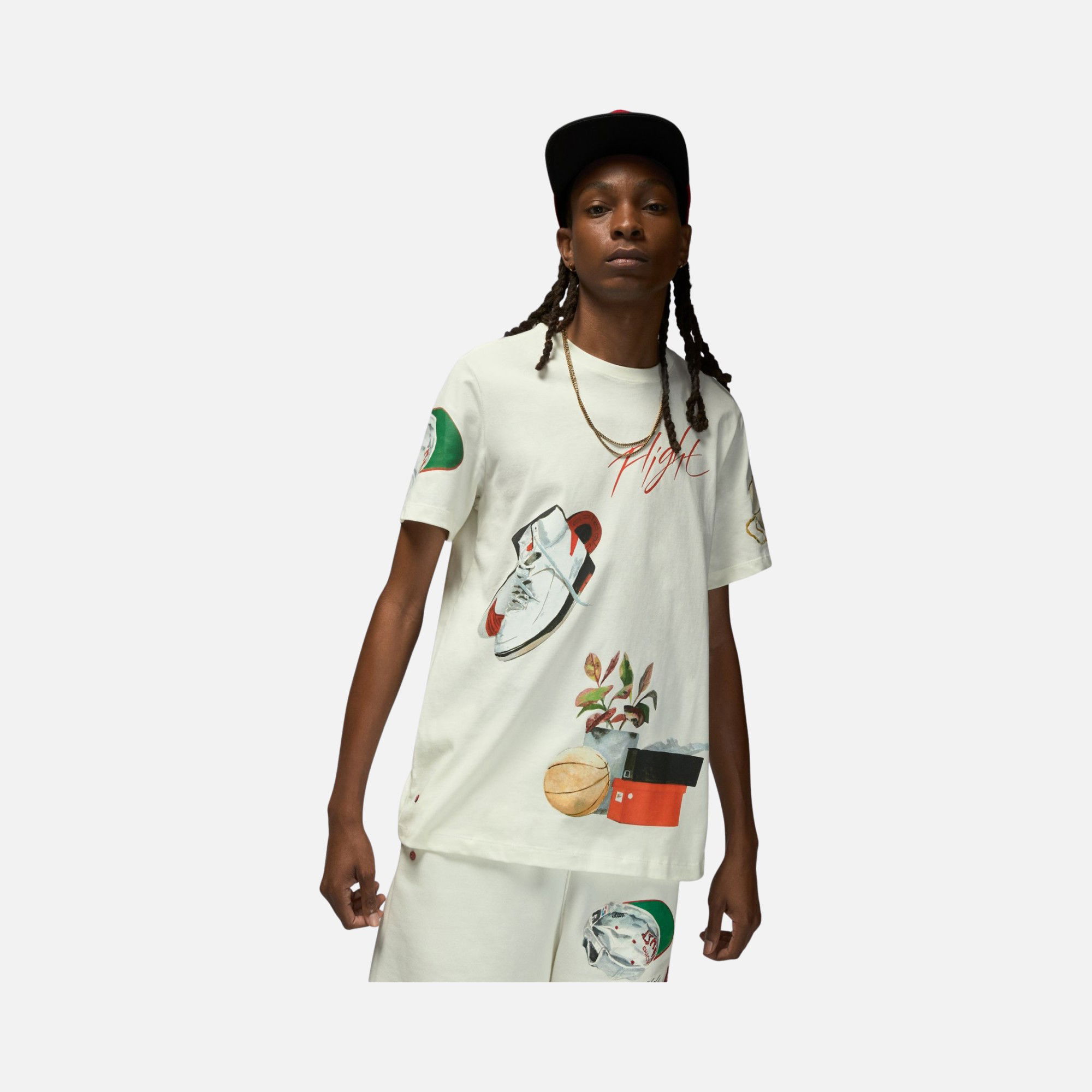 Nike Jordan Flight Artist Graphics Short-Sleeve Erkek Tişört