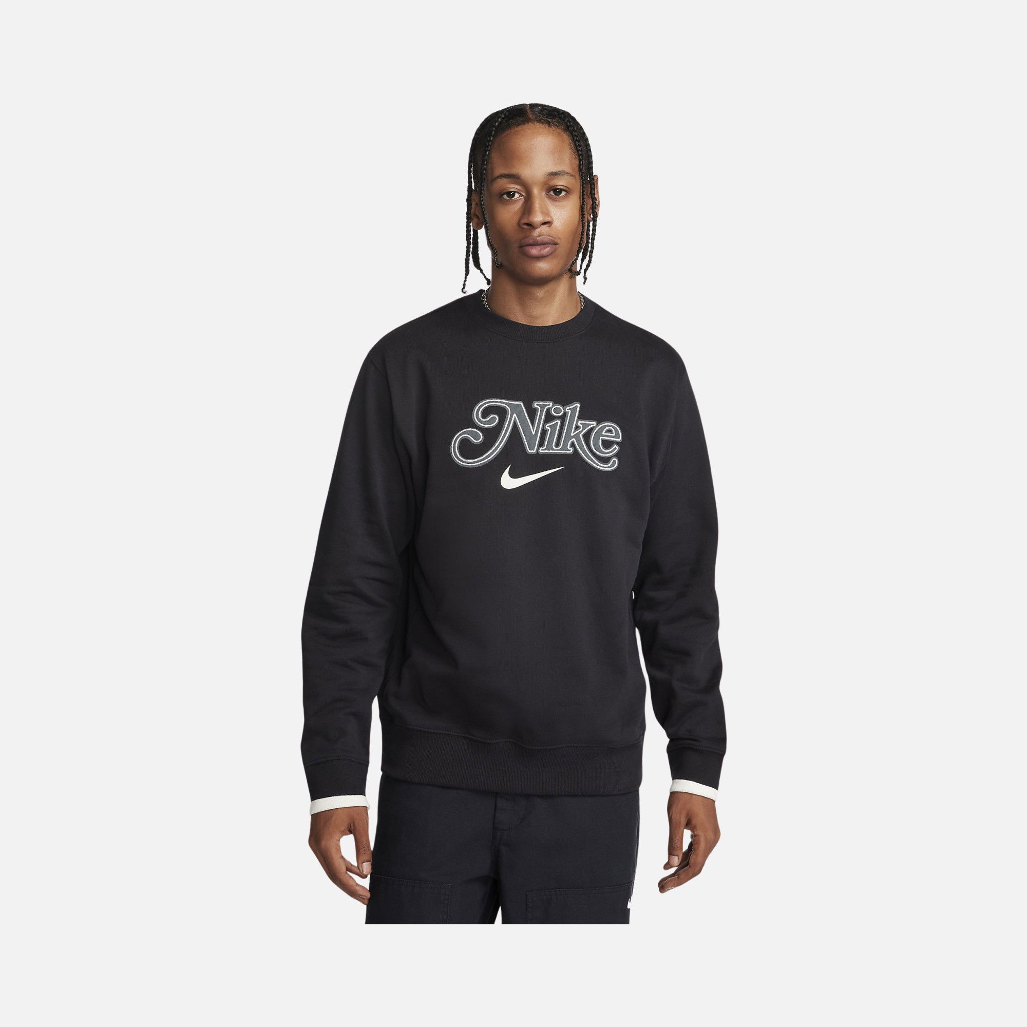 Nike Sportswear Trend Graphic Fleece Erkek Sweatshirt