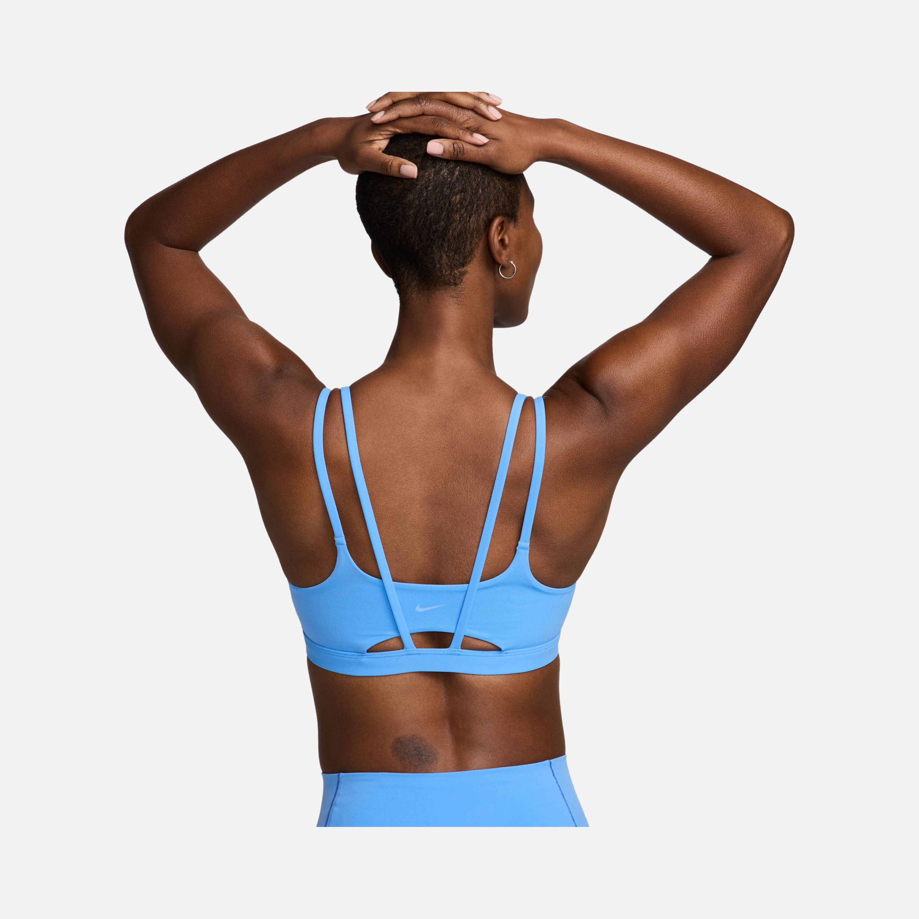 Nike Dri-Fit Alate Trace Light-Support Padded Strappy Training Kadın Bra