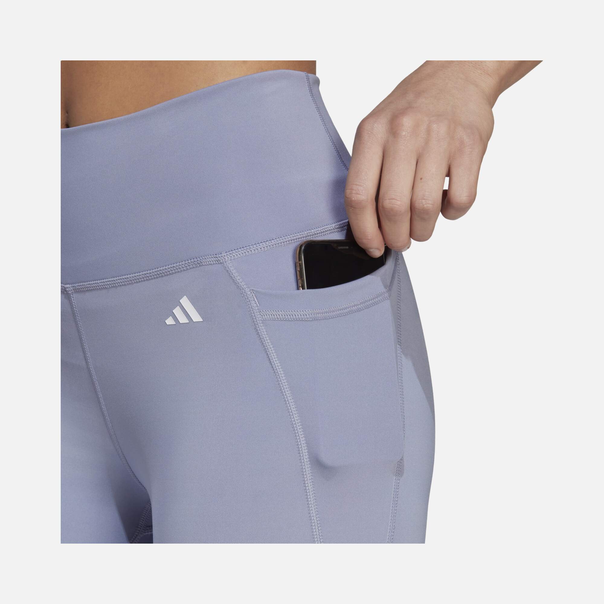 adidas Optime Stash Pocket High-Waisted 7/8 Training Kadın Tayt