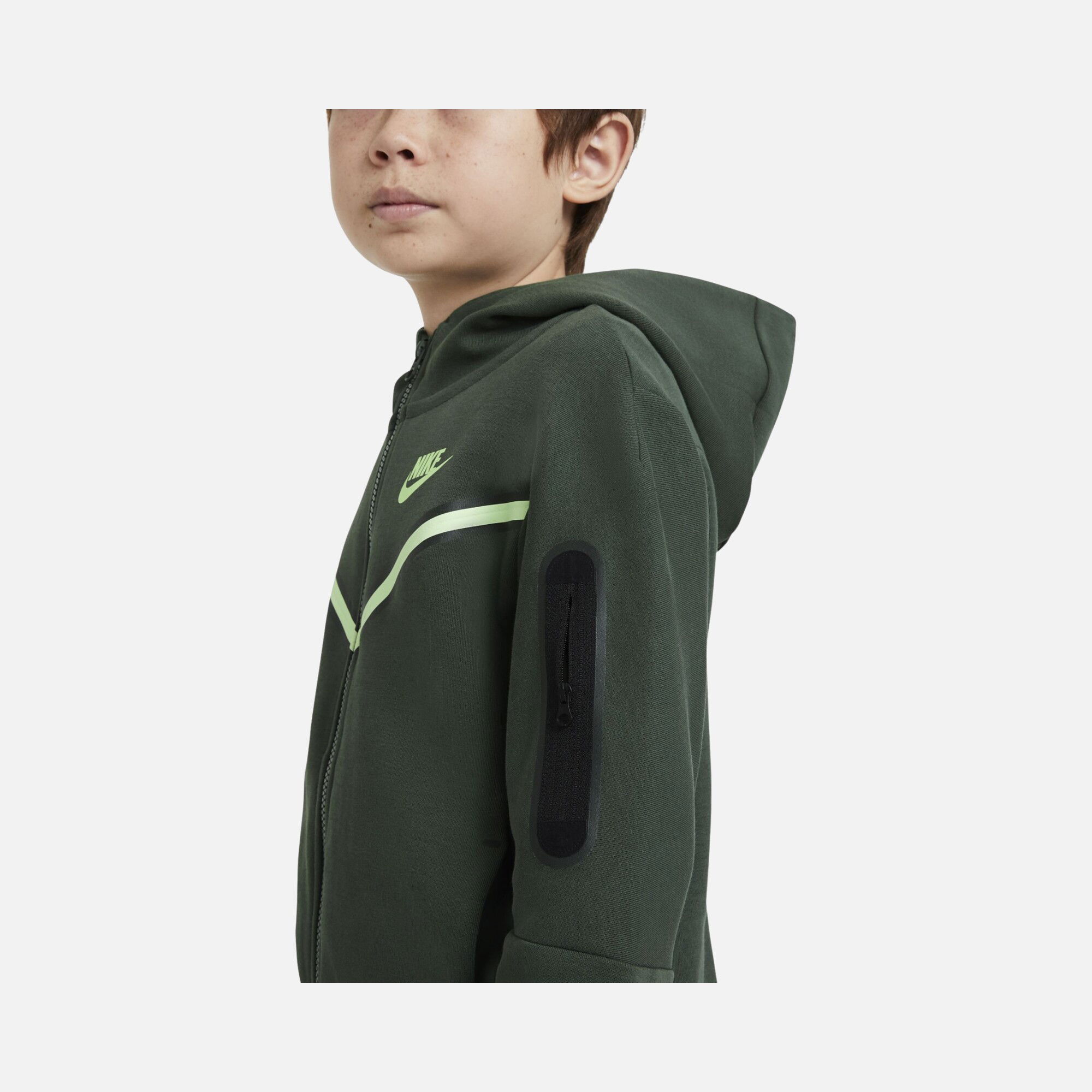 Nike Sportswear Tech Fleece Full-Zip Hoodie (Boys') Çocuk Sweatshirt