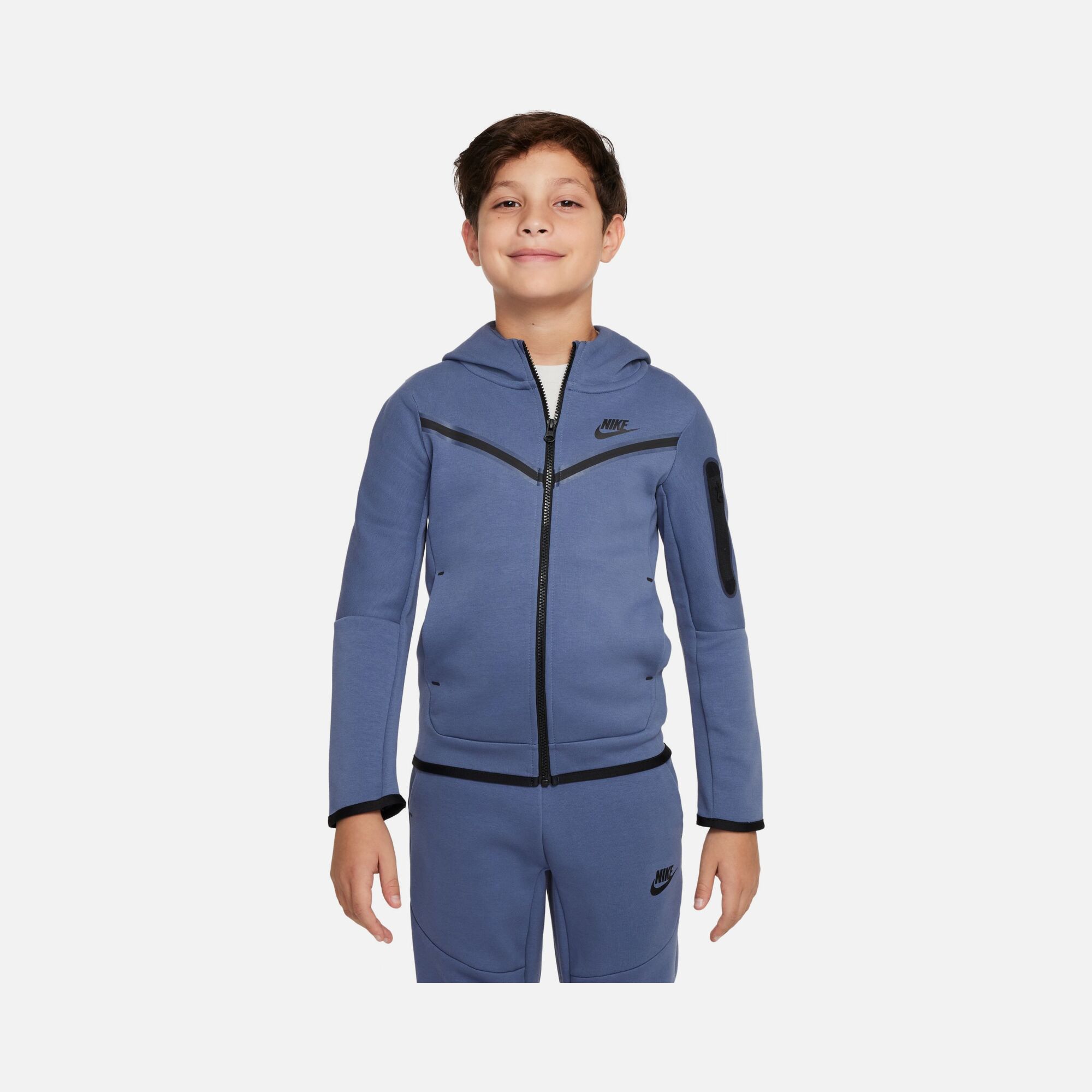 Nike Sportswear Tech Fleece Full-Zip Hoodie (Boys') Çocuk Sweatshirt