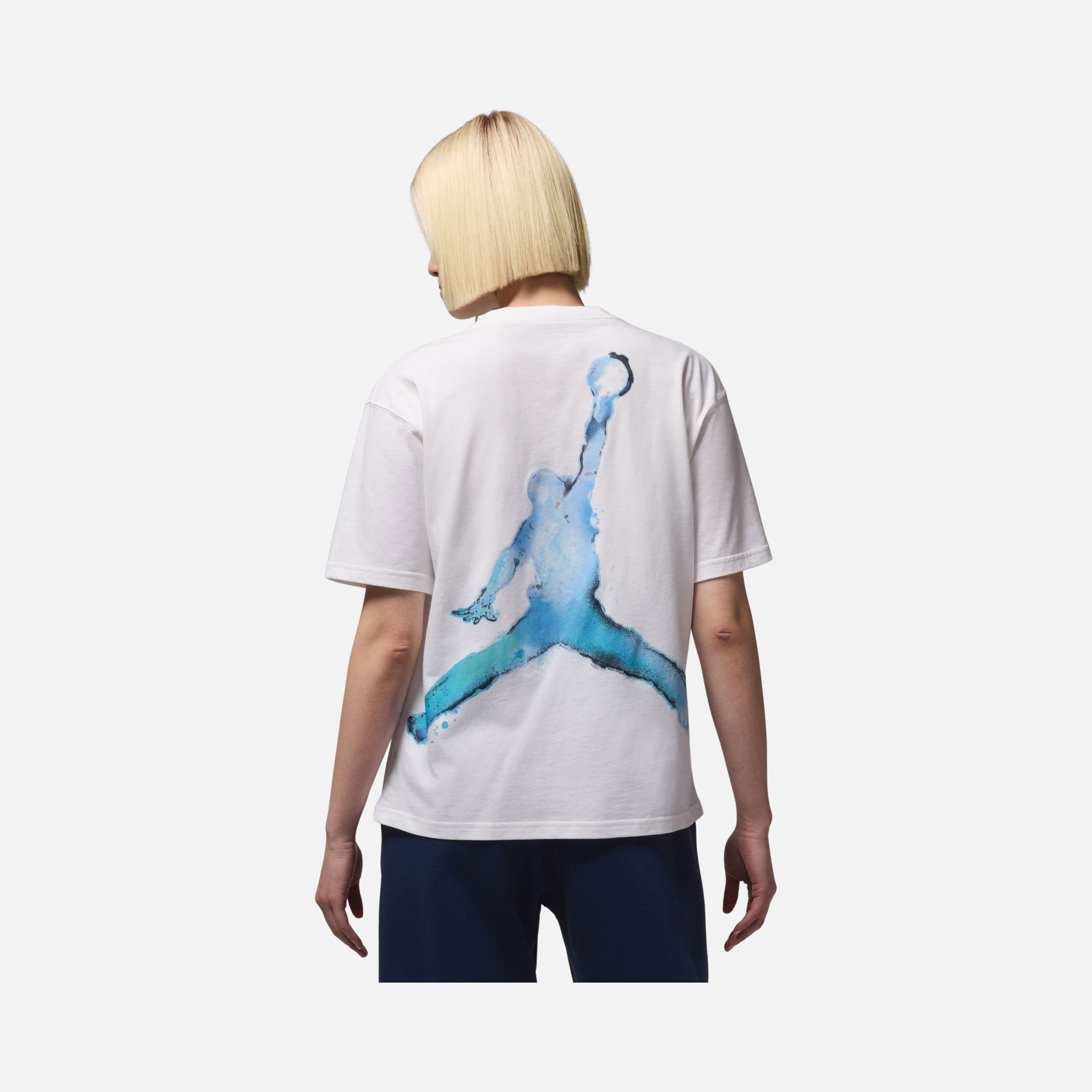 Nike Jordan Ss Gf Gfx Tee Poolside Kadın Tişört