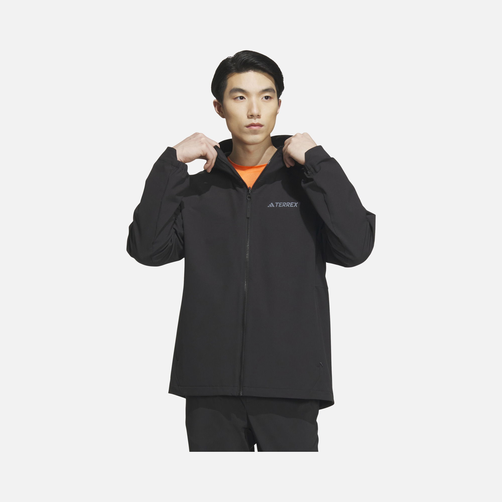 adidas Terrex Warm Sftshel Full-Zip Hoodie Erkek Ceket