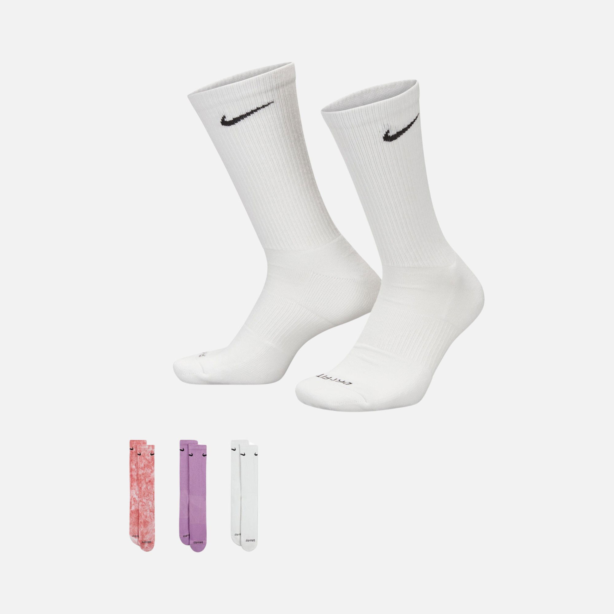 Nike Everyday Plus Cushioned Crew (3 Pairs) Unisex Çorap
