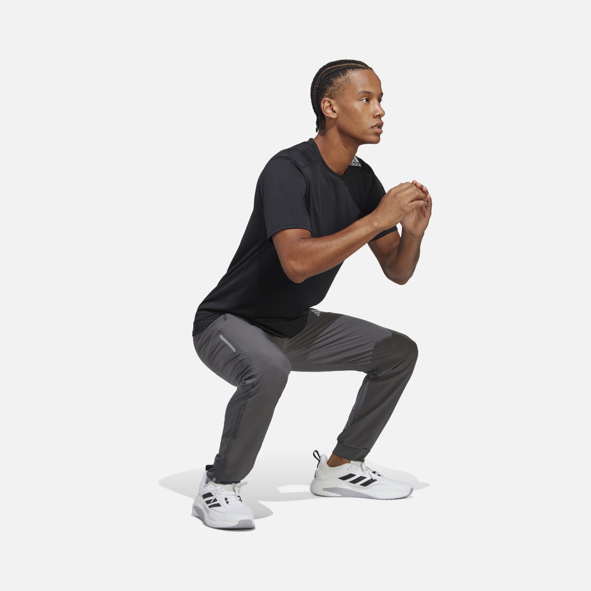 adidas Sportswear Fast TKO Woven Zippered-Leg Erkek Eşofman Altı