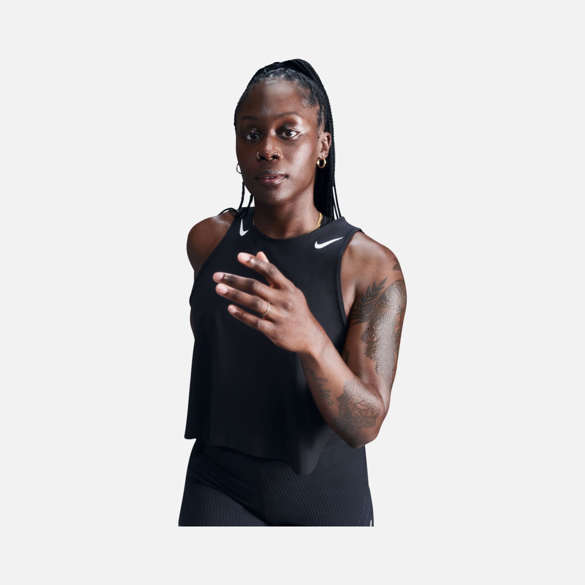 Nike AeroSwift Dri-Fit ADV Cropped Running Kadın Atlet