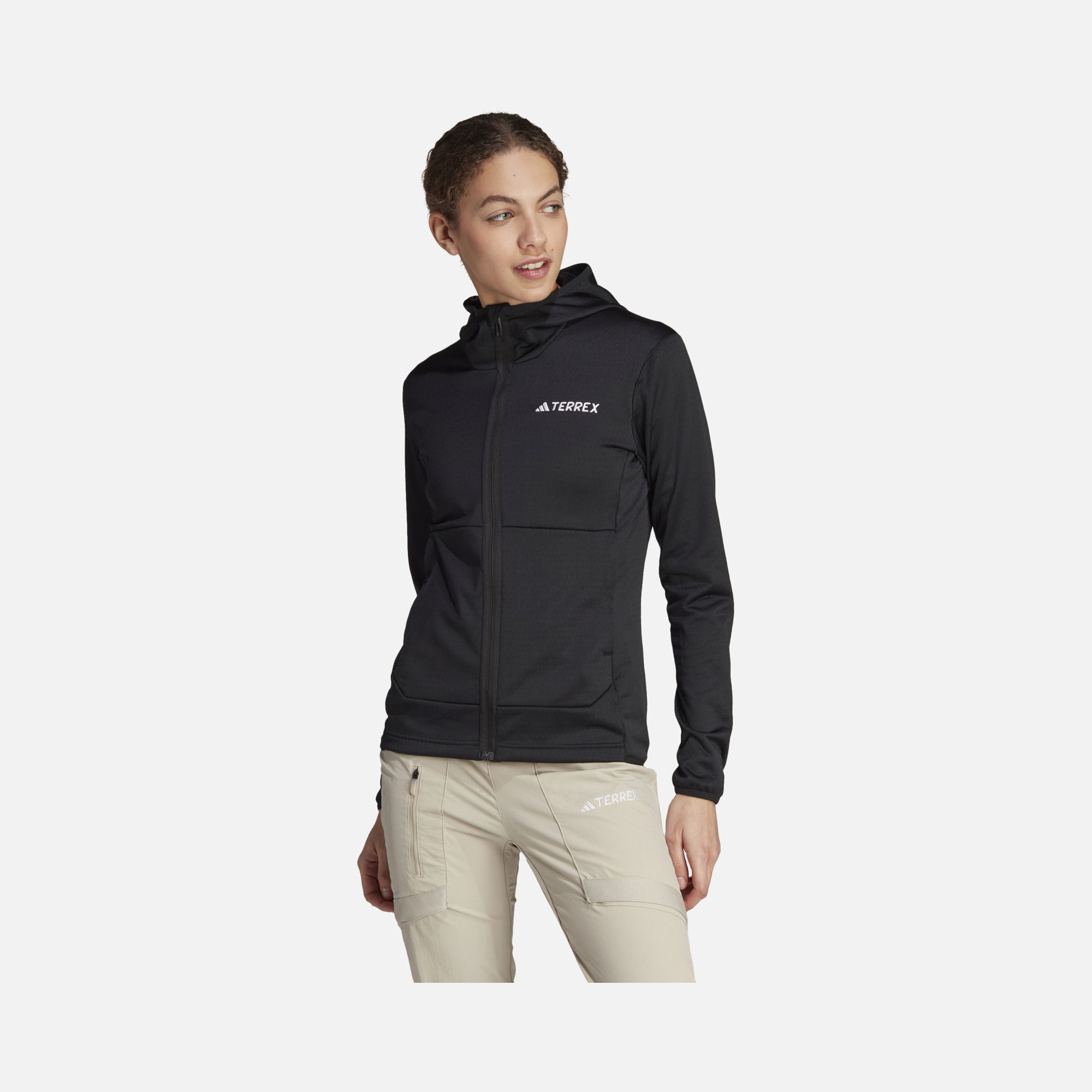 adidas Terrex Xperior Light Fleece Full-Zip Hooded Kadın Ceket