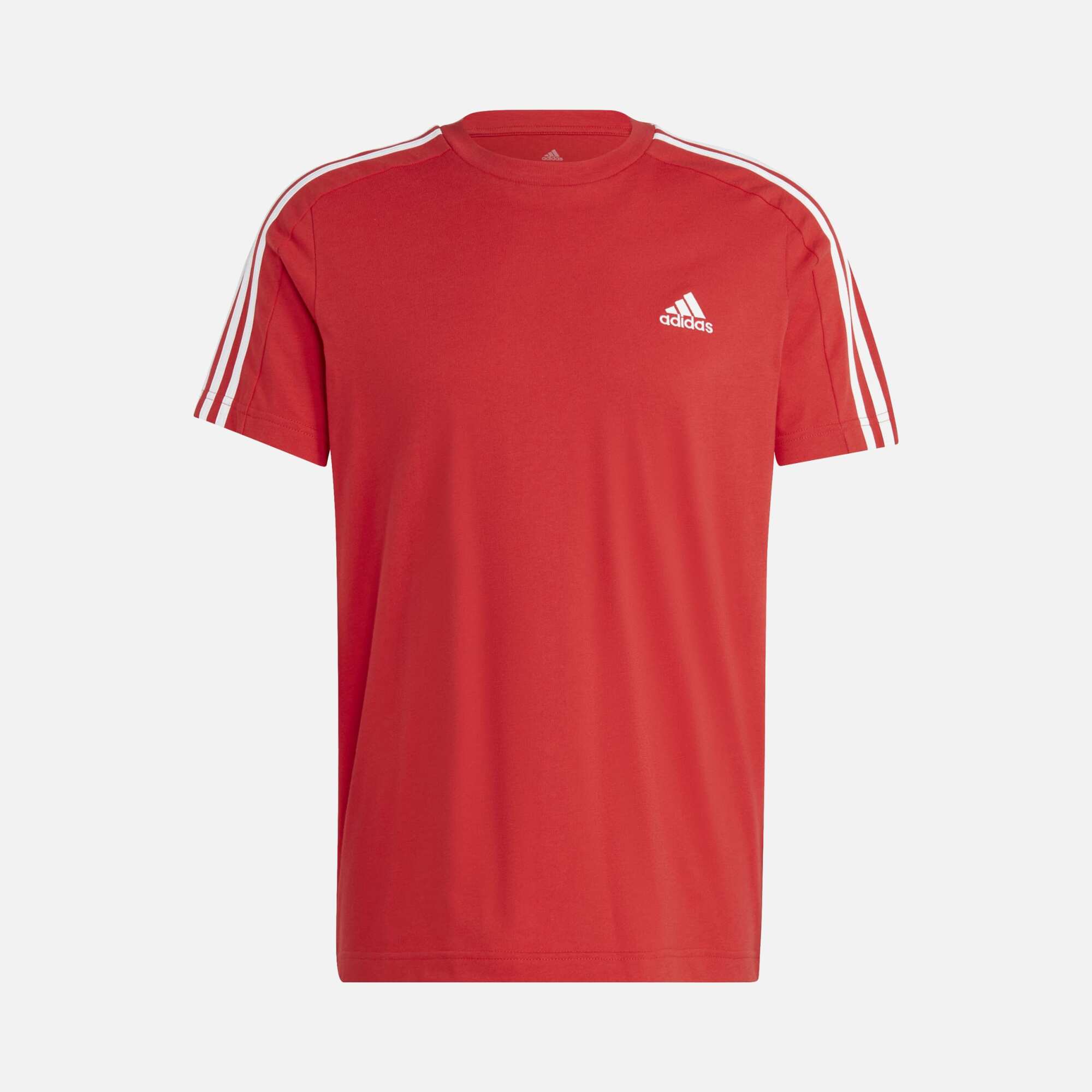 adidas Essentials Single Jersey 3-Stripes Short-Sleeve Erkek Tişört