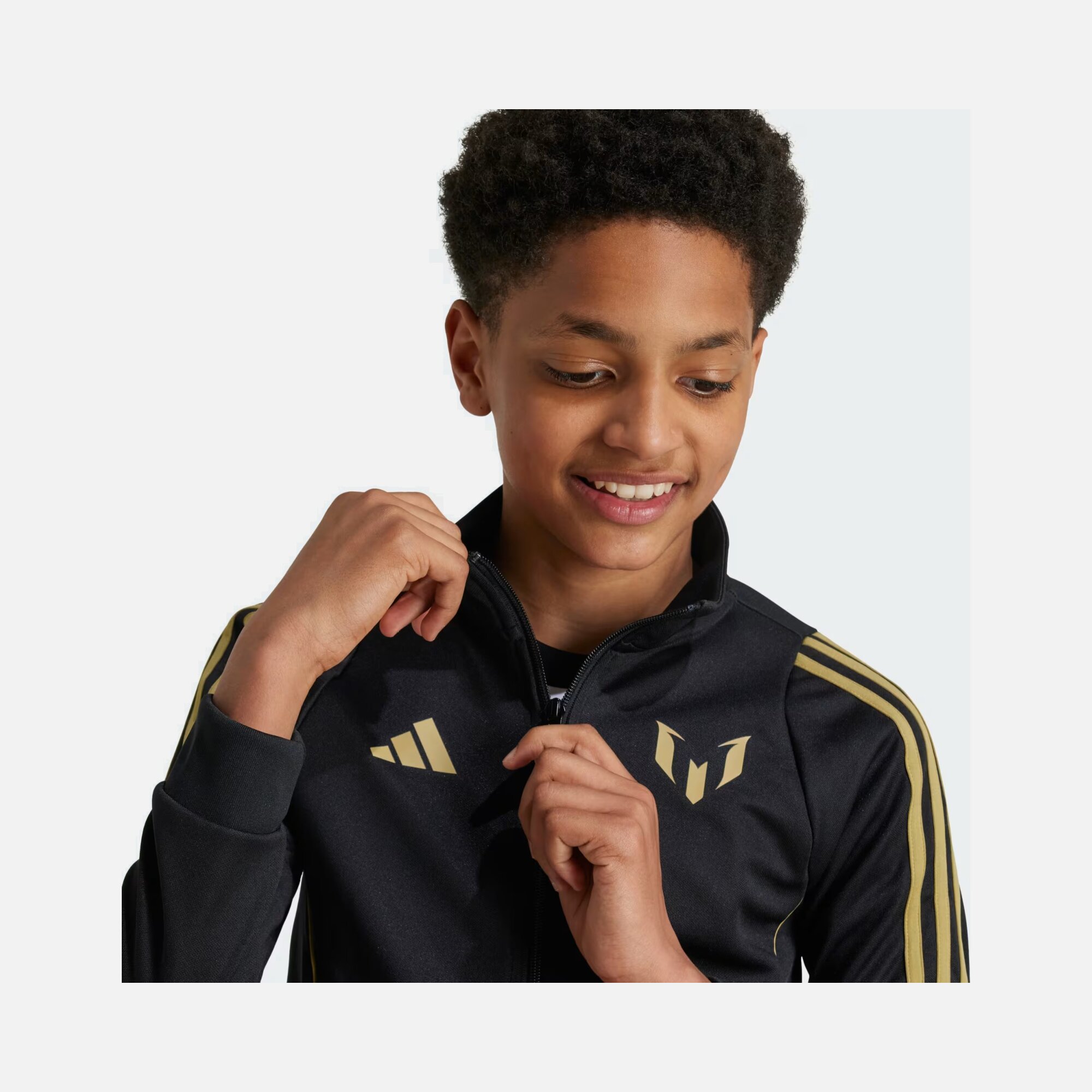 adidas Messi Track Suit 3-Stripes Full-Zip Çocuk Ceket