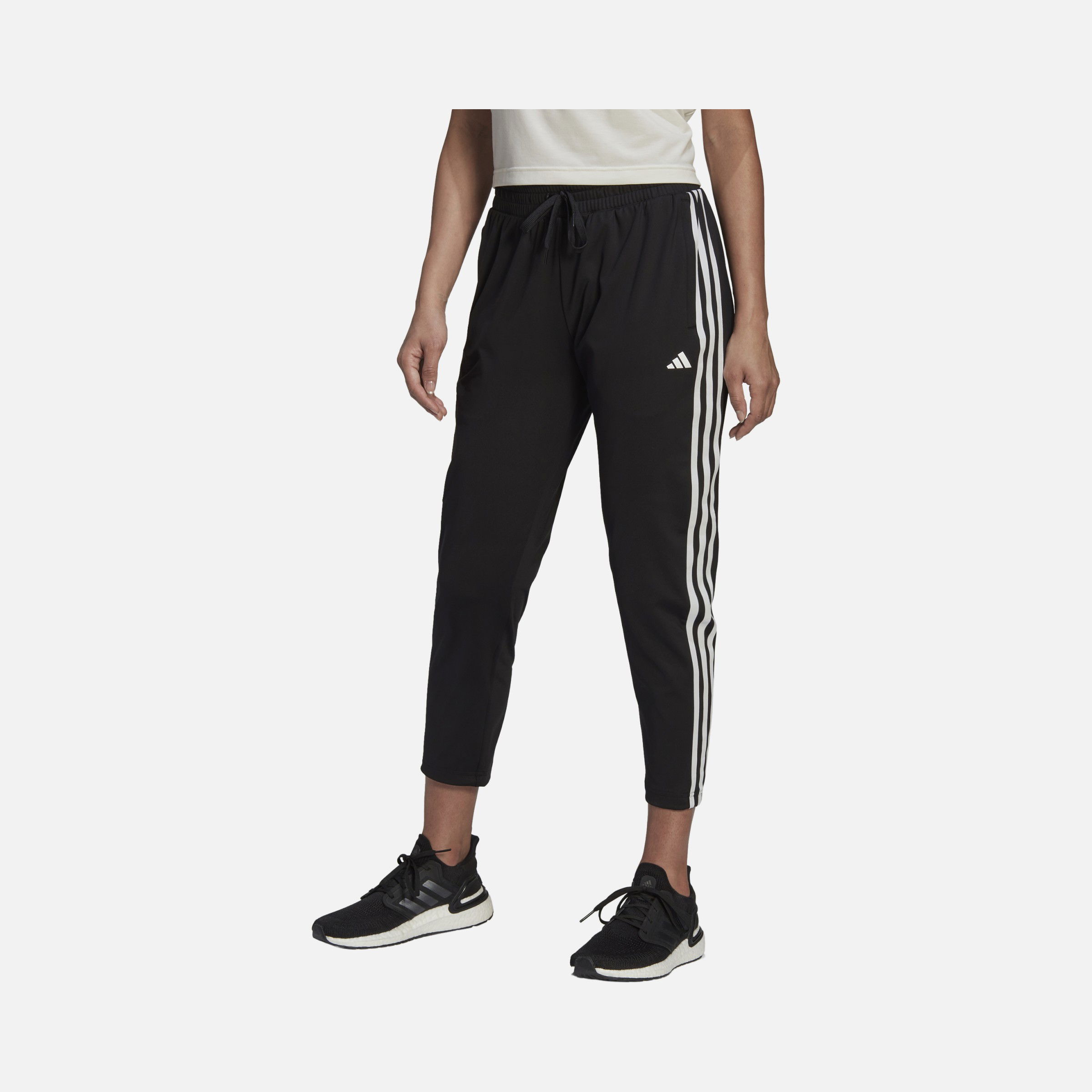 adidas AEROREADY Made4 Training 7/8 Knit 3-Stripes Tapered Kadın Eşofman Altı