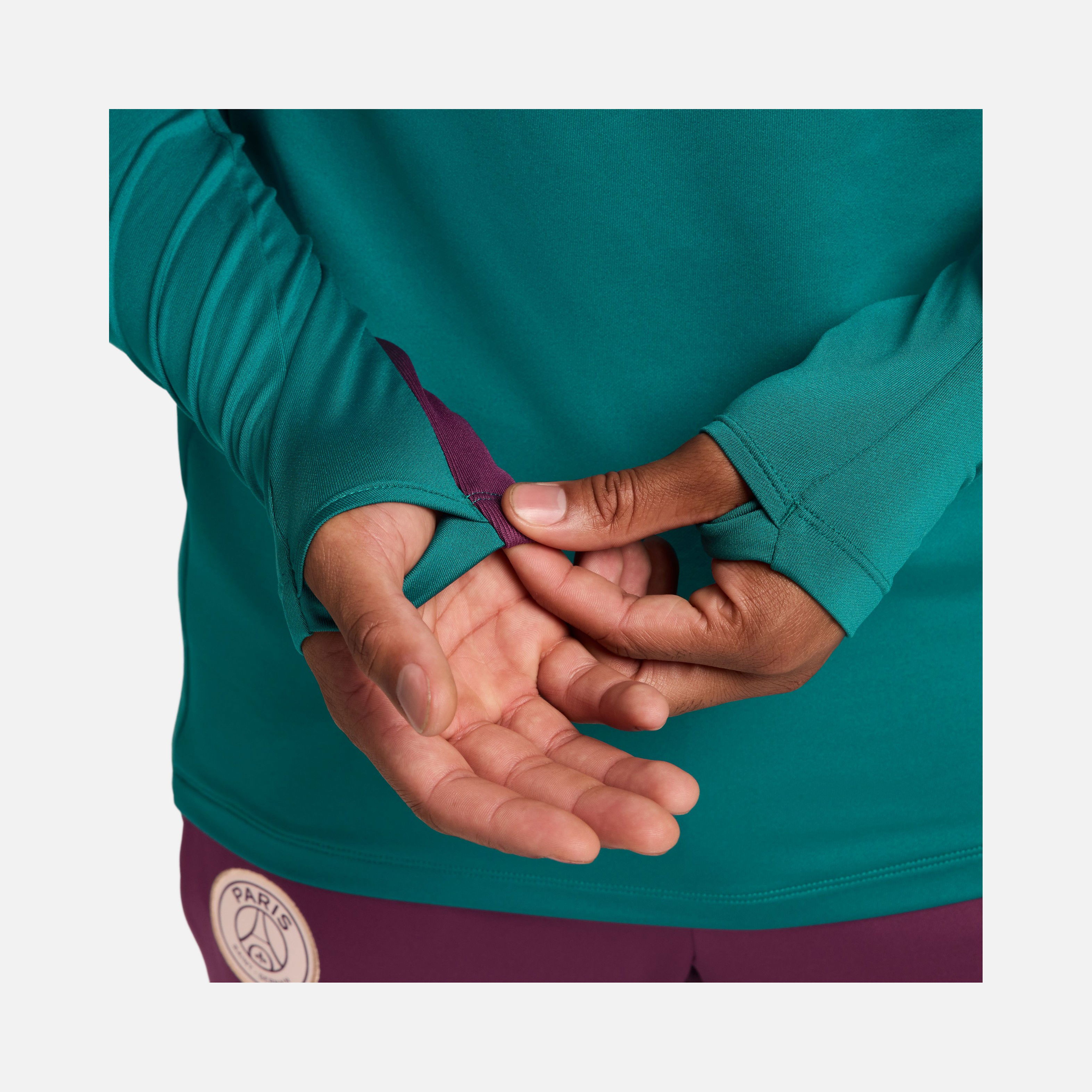 Nike Paris Saint-Germain Dri-Fit Strike Drill 1/4 Zip Long-Sleeve Erkek Tişört