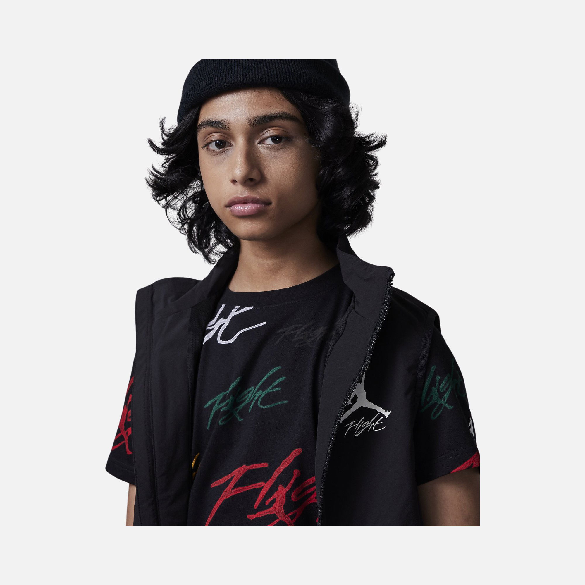 Nike Jordan Jumpman Painted Flight All-Over Printed Short-Sleeve Çocuk Tişört