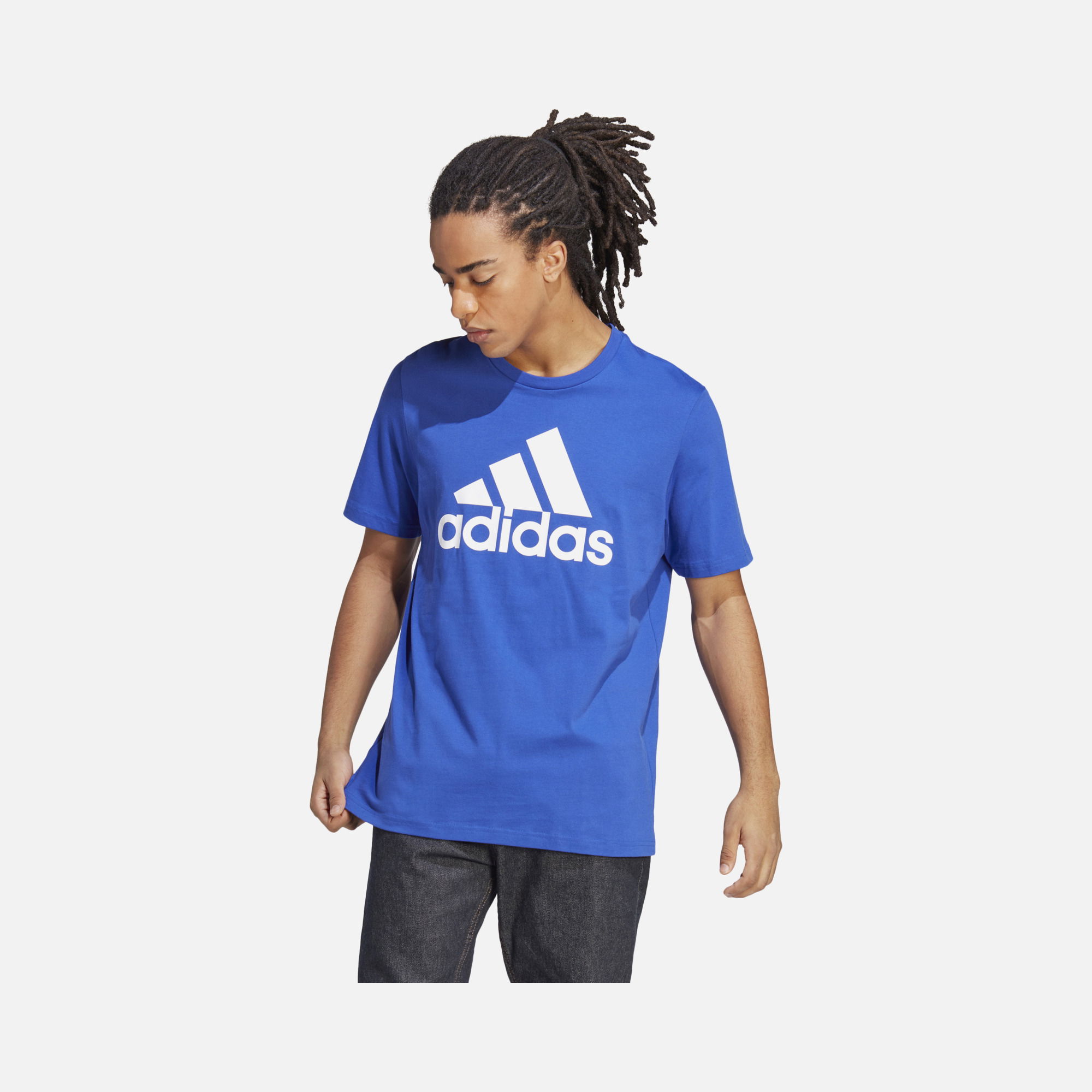 adidas Essentials Single Jersey Big Logo Short-Sleeve Erkek Tişört