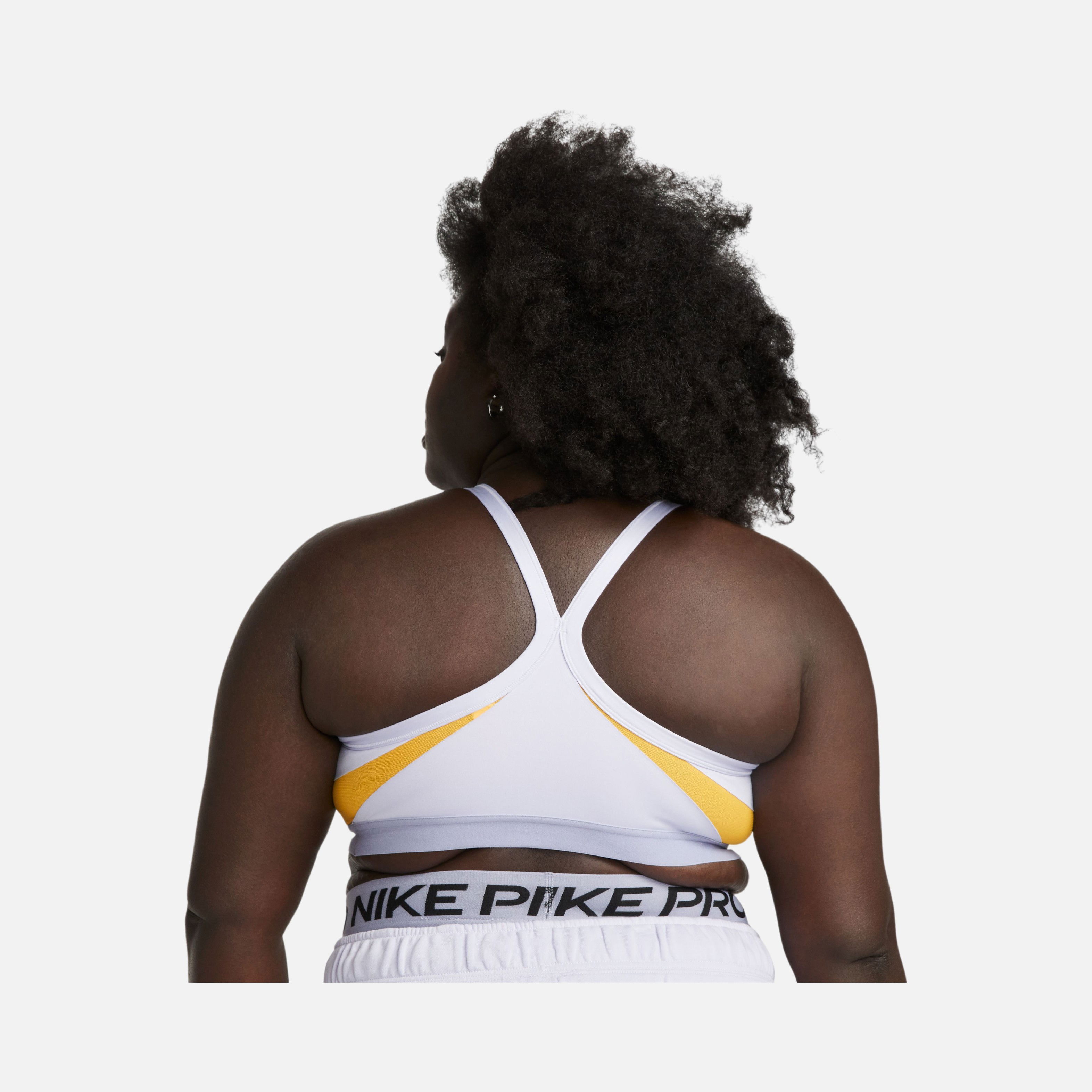 Nike Dri-Fit Indy Light-Support Padded V-Neck (Plus-Size) Kadın Bra