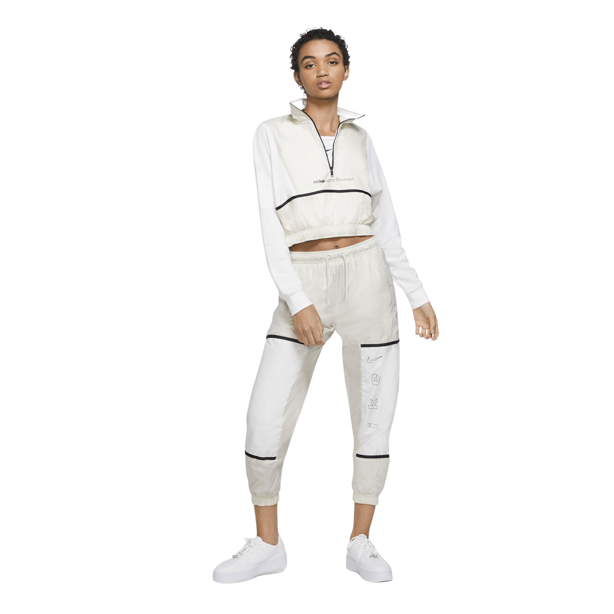 Nike Sportswear 1/4-Zip Archive Remix Top Kadın Sweatshirt