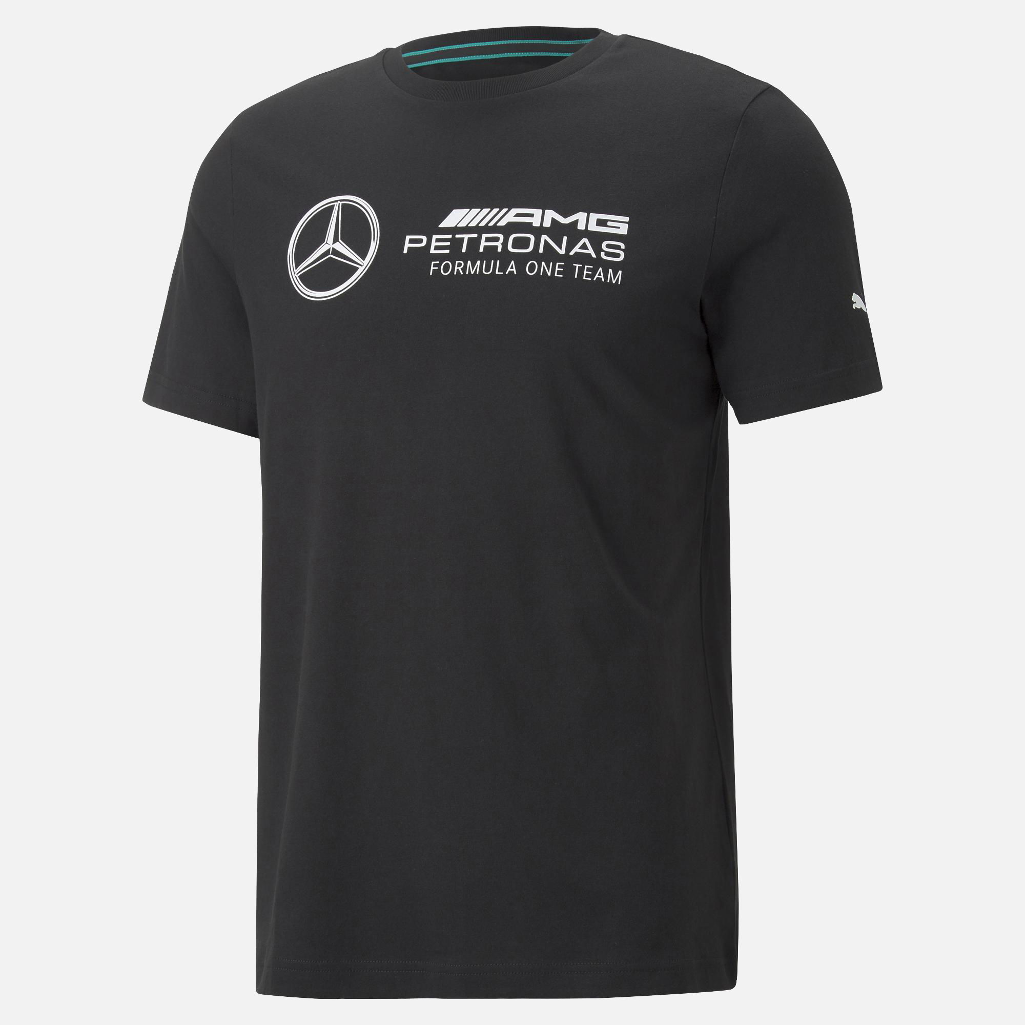 Puma Sportswear Mercedes-AMG Petronas Motorsport F1 Essentials Logo Short-Seeve Erkek Tişört
