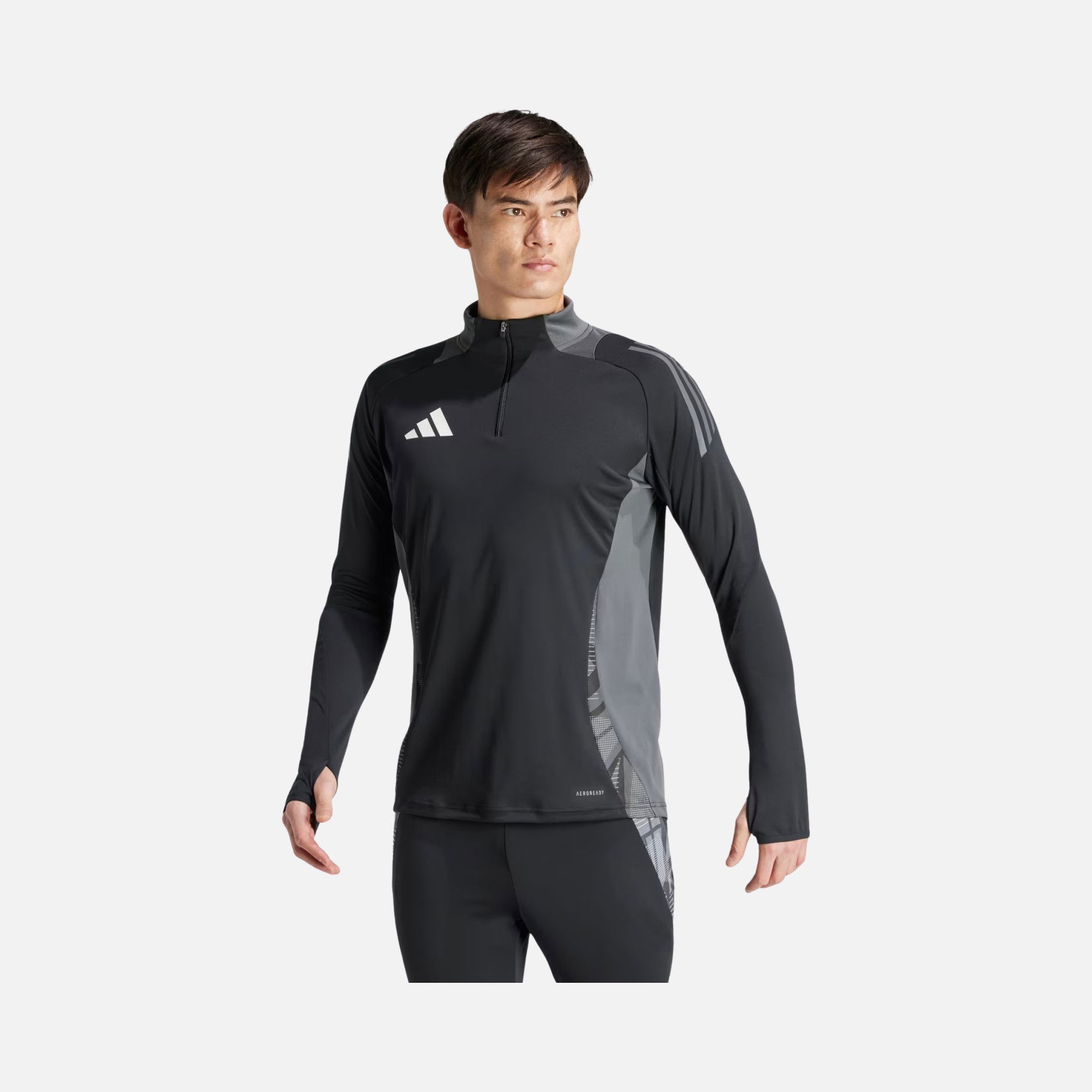adidas Tiro 24 Competition 1/4 Zip Training Long-Sleeve Erkek Tişört
