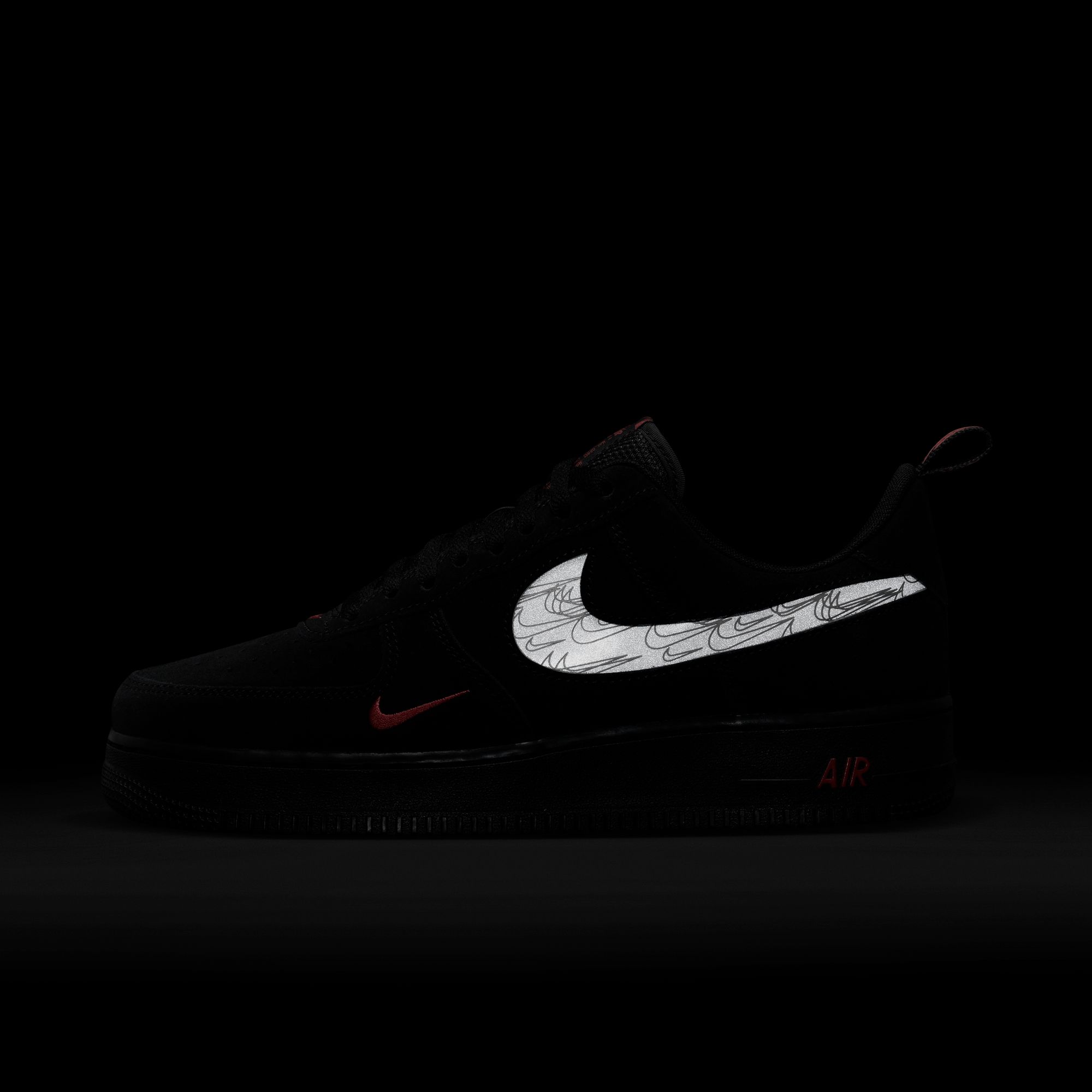 Nike Air Force 1 '07 LV8 ''Reflective Multi Swoosh'' Erkek Spor Ayakkabı