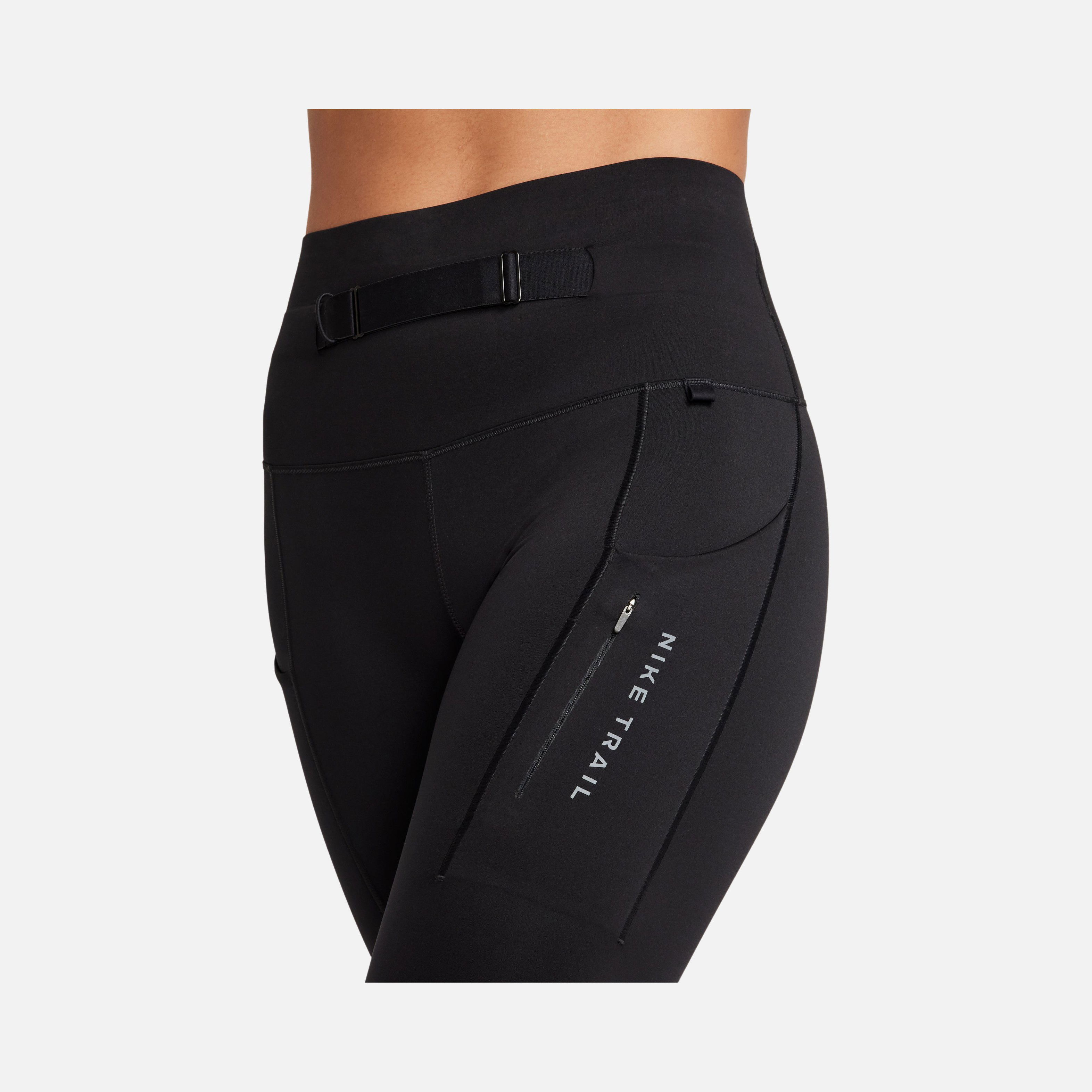 Nike Dri-Fit Go Firm-Support High-Waisted 7/8 ''Removable Pack & Carabiner'' Trail Kadın Tayt