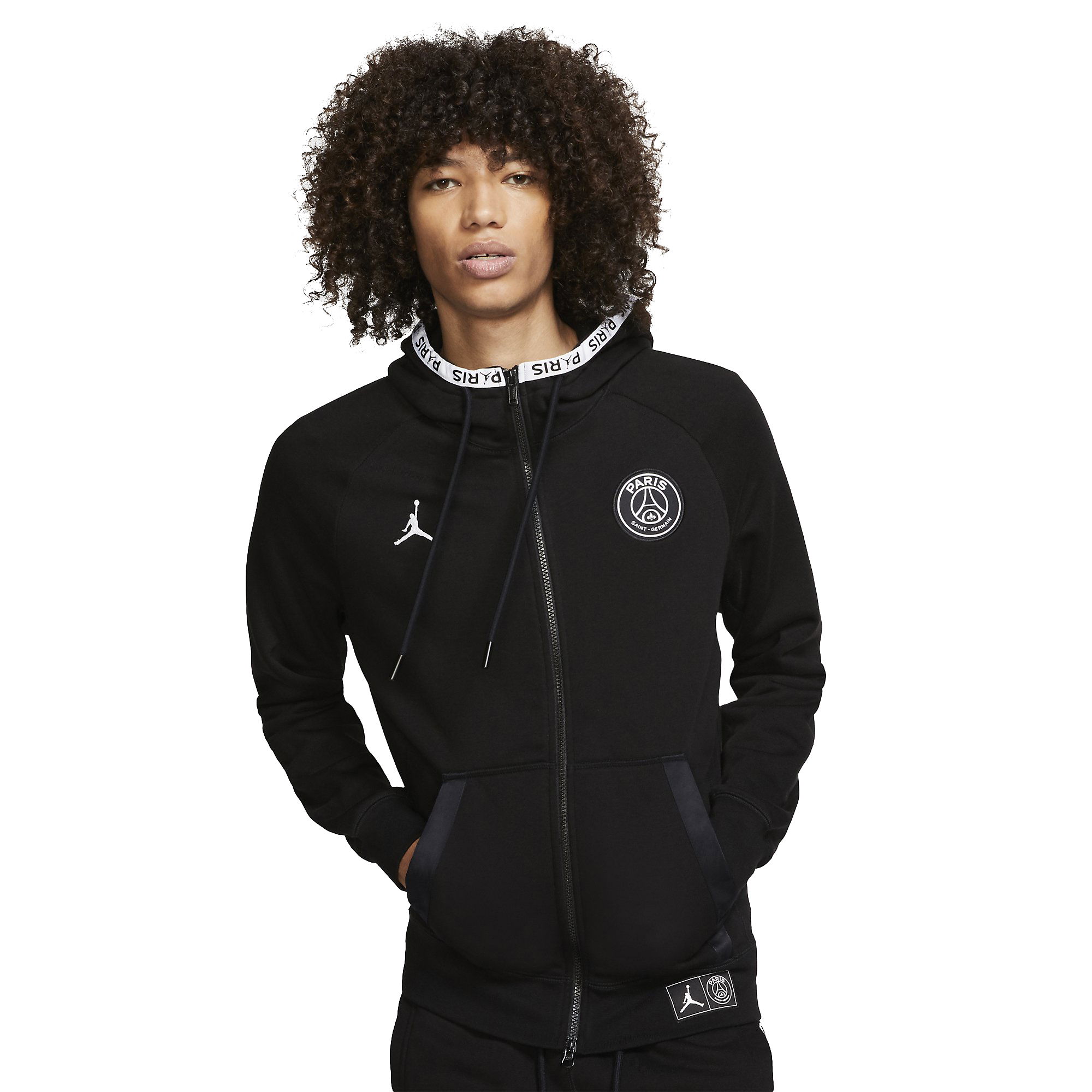 Nike Jordan Paris Saint-Germain Full-Zip Hoodie Erkek Sweatshirt