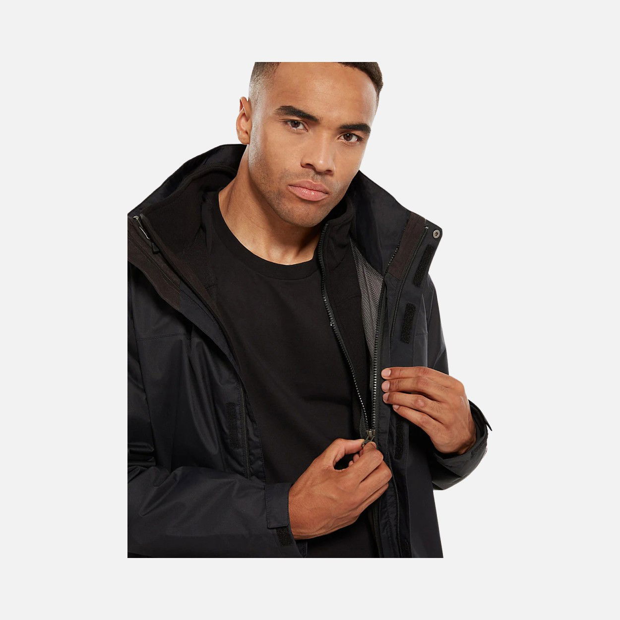 North Face Evolve II Triclimate® DryVent™ Two Layer Full-Zip Hoodie Erkek Mont