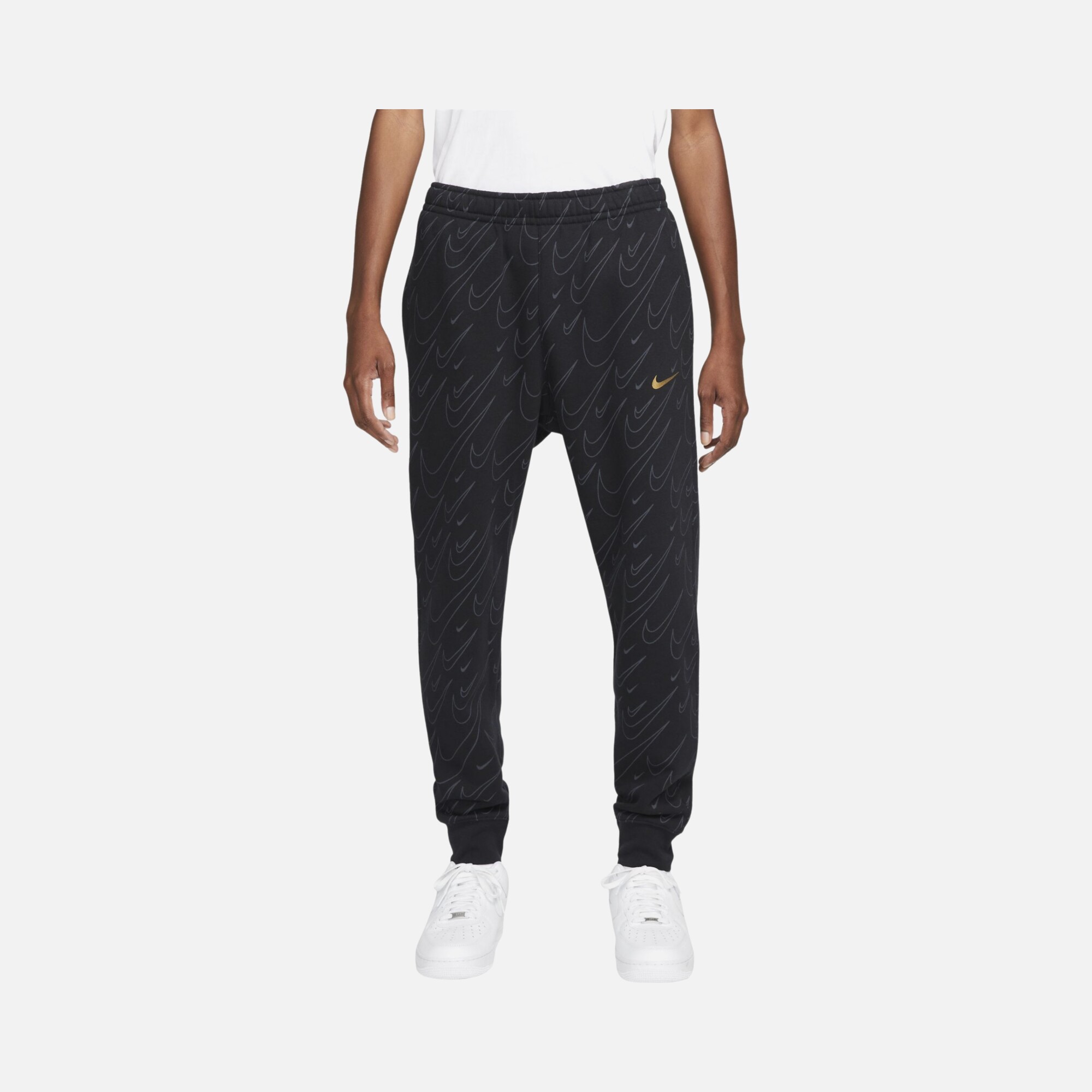 Nike Sportswear Swoosh Printed Fleece Erkek Eşofman Altı