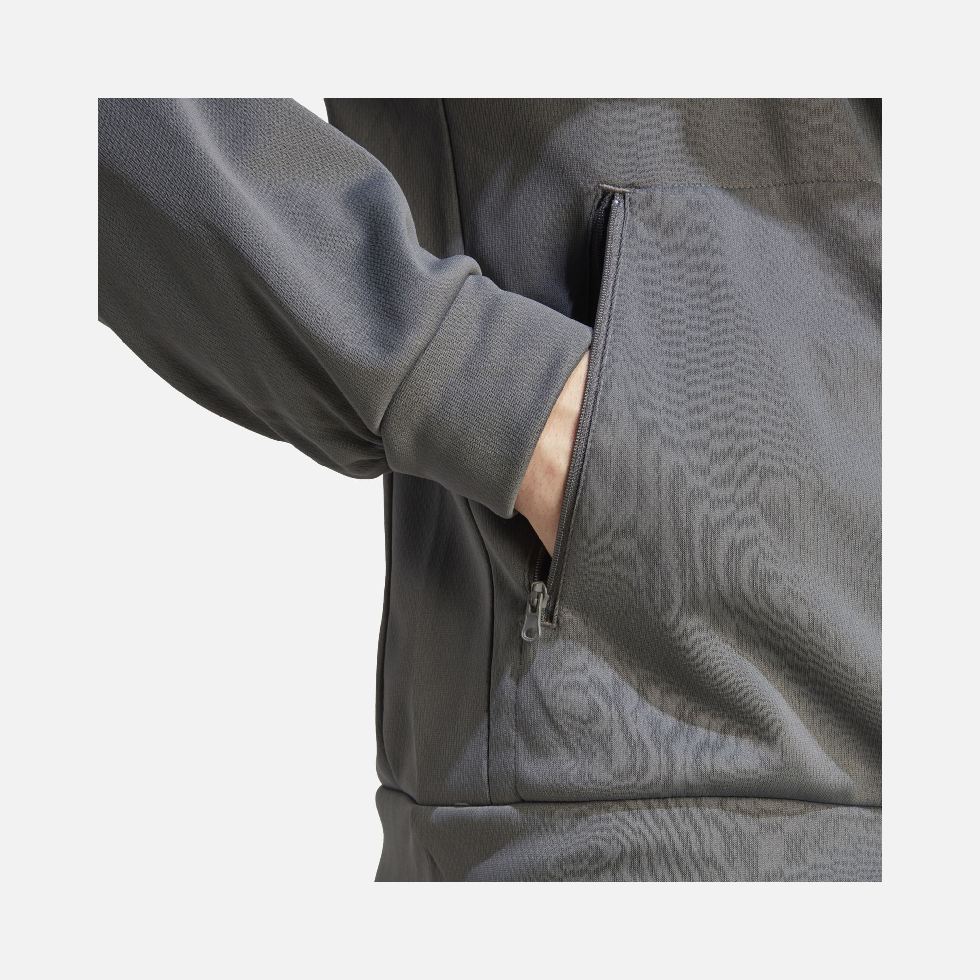 adidas Train Essentials Seasonal Training Full-Zip Hoodie Erkek Sweatshirt