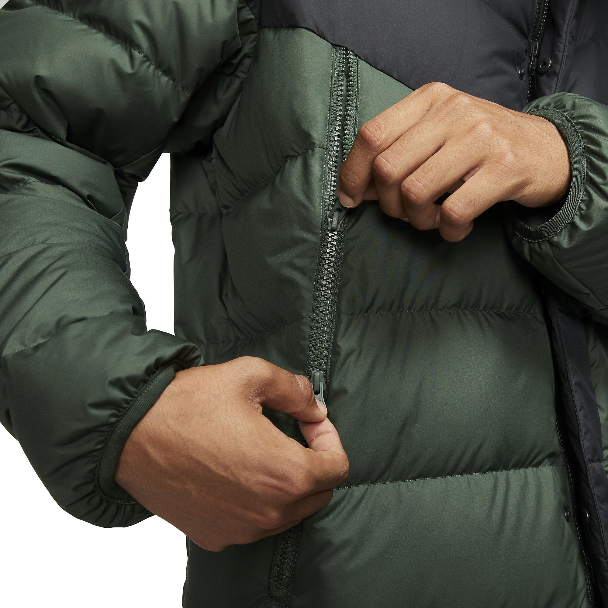 Nike Sportswear Windrunner Down-Fill Puffer Full-Zip Hooded Erkek Parka