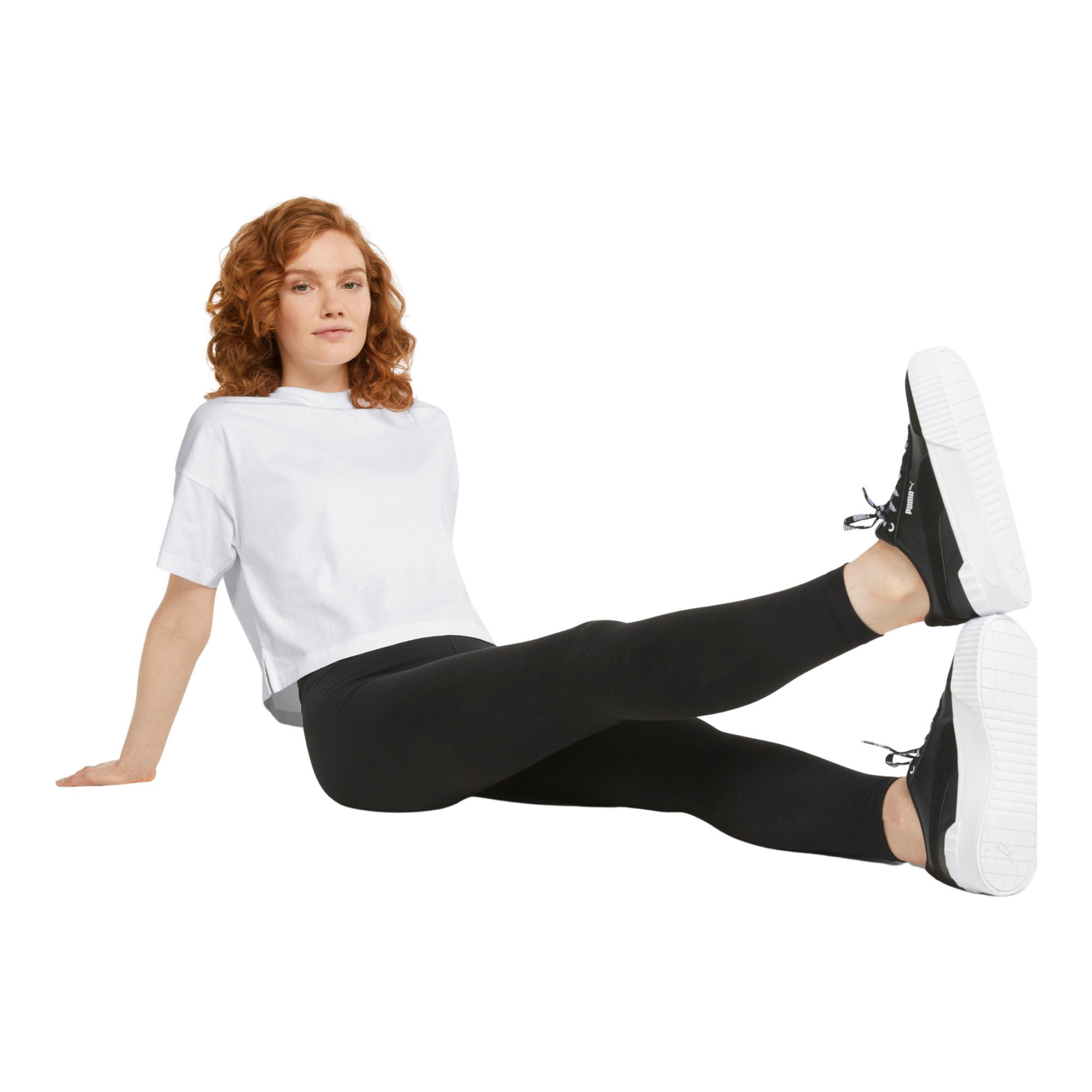 Puma HER Cropped Short-Sleeve Kadın Tişört