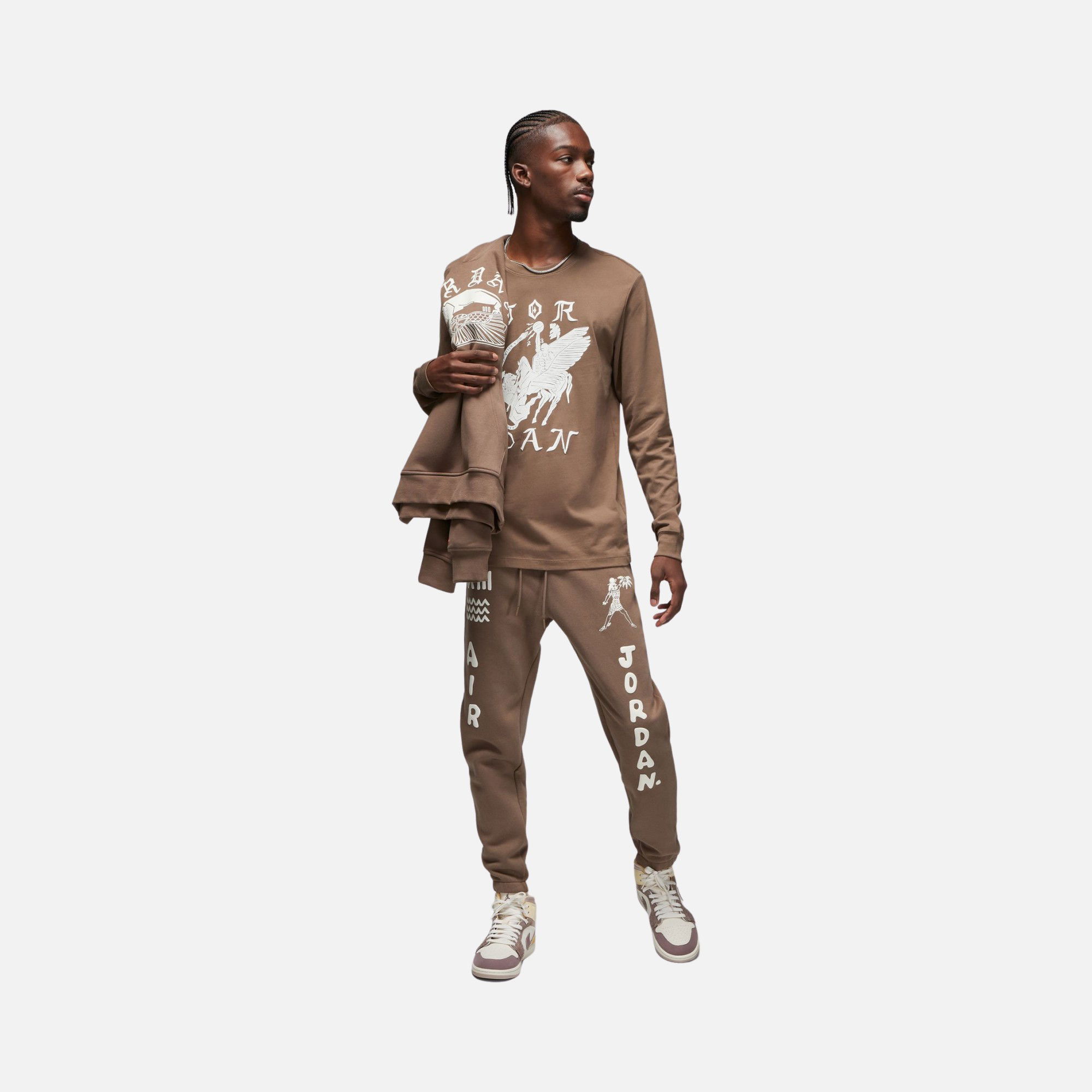 Nike Jordan Flight Artist Series Long-Sleeve Erkek Tişört