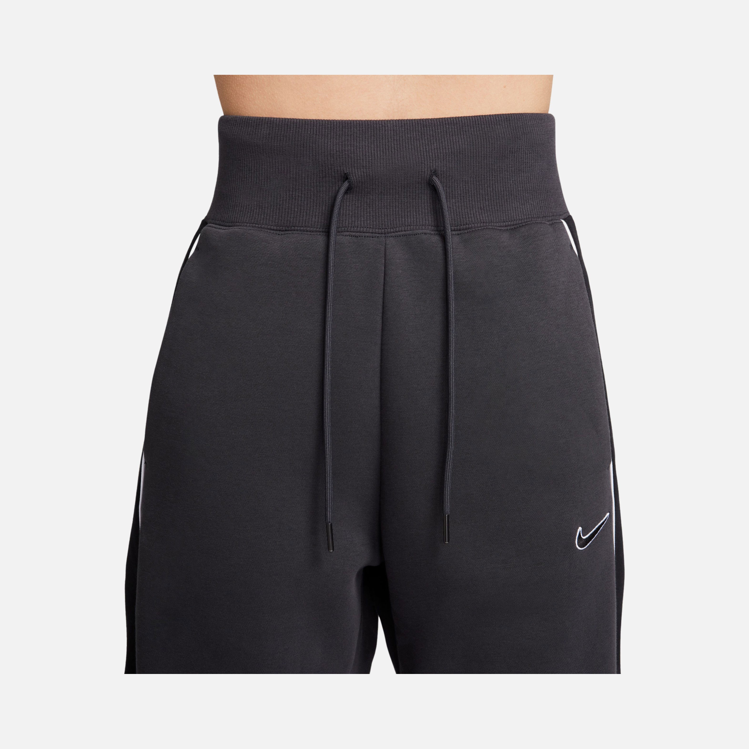 Nike Sportswear Phoenix Fleece High-Waisted Open-Hem Bottoms Kadın Eşofman Altı