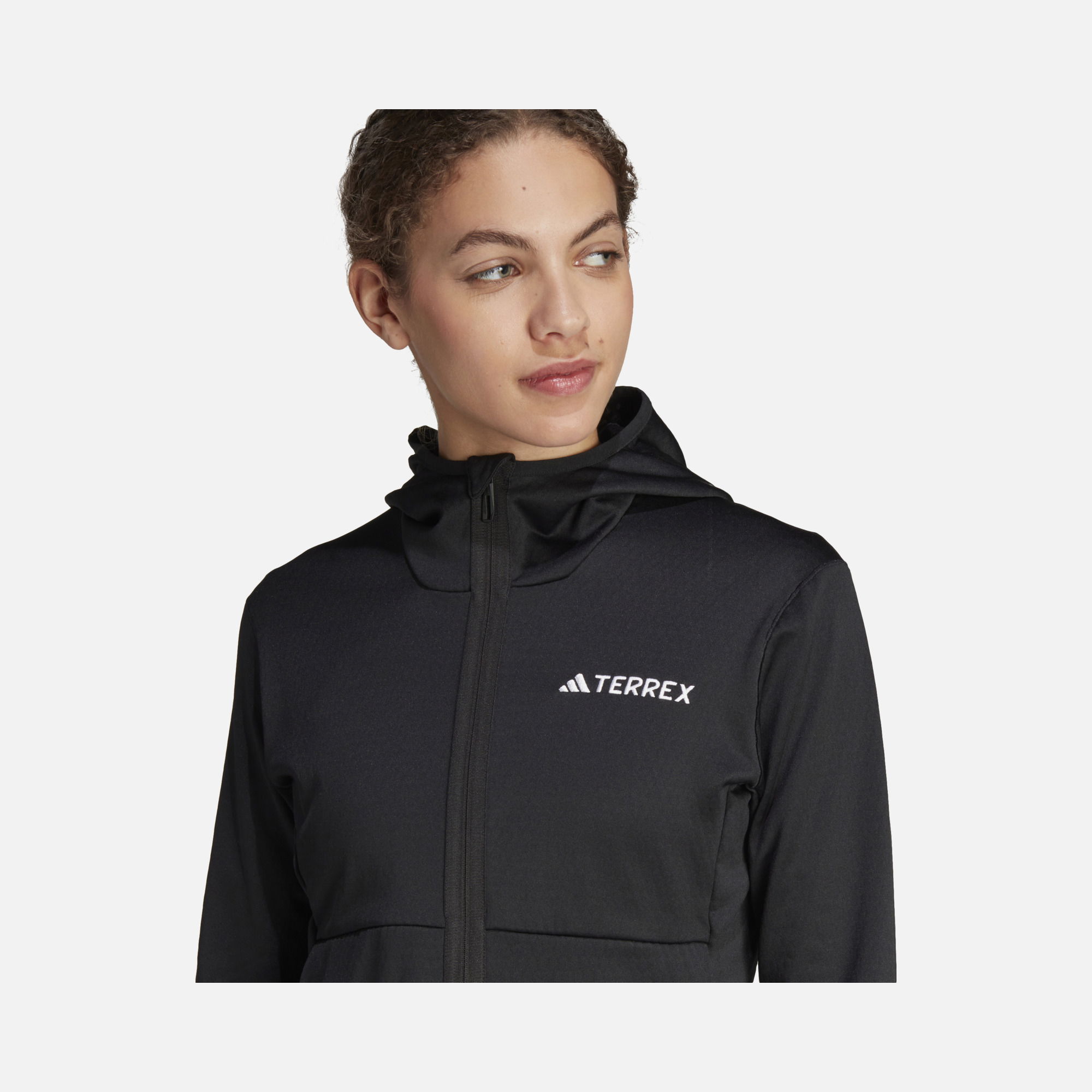 adidas Terrex Xperior Light Fleece Full-Zip Hooded Kadın Ceket