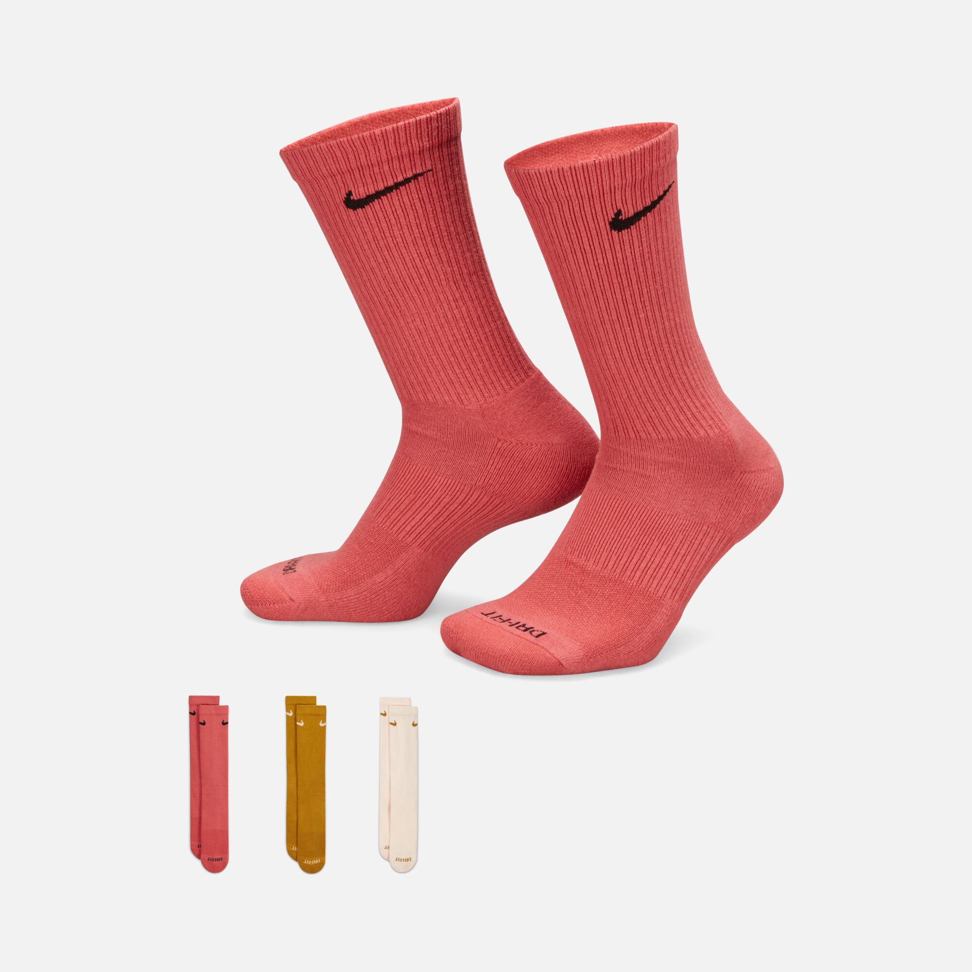 Nike Everyday Plus Cushioned Training Crew (3 Pairs) Unisex Çorap