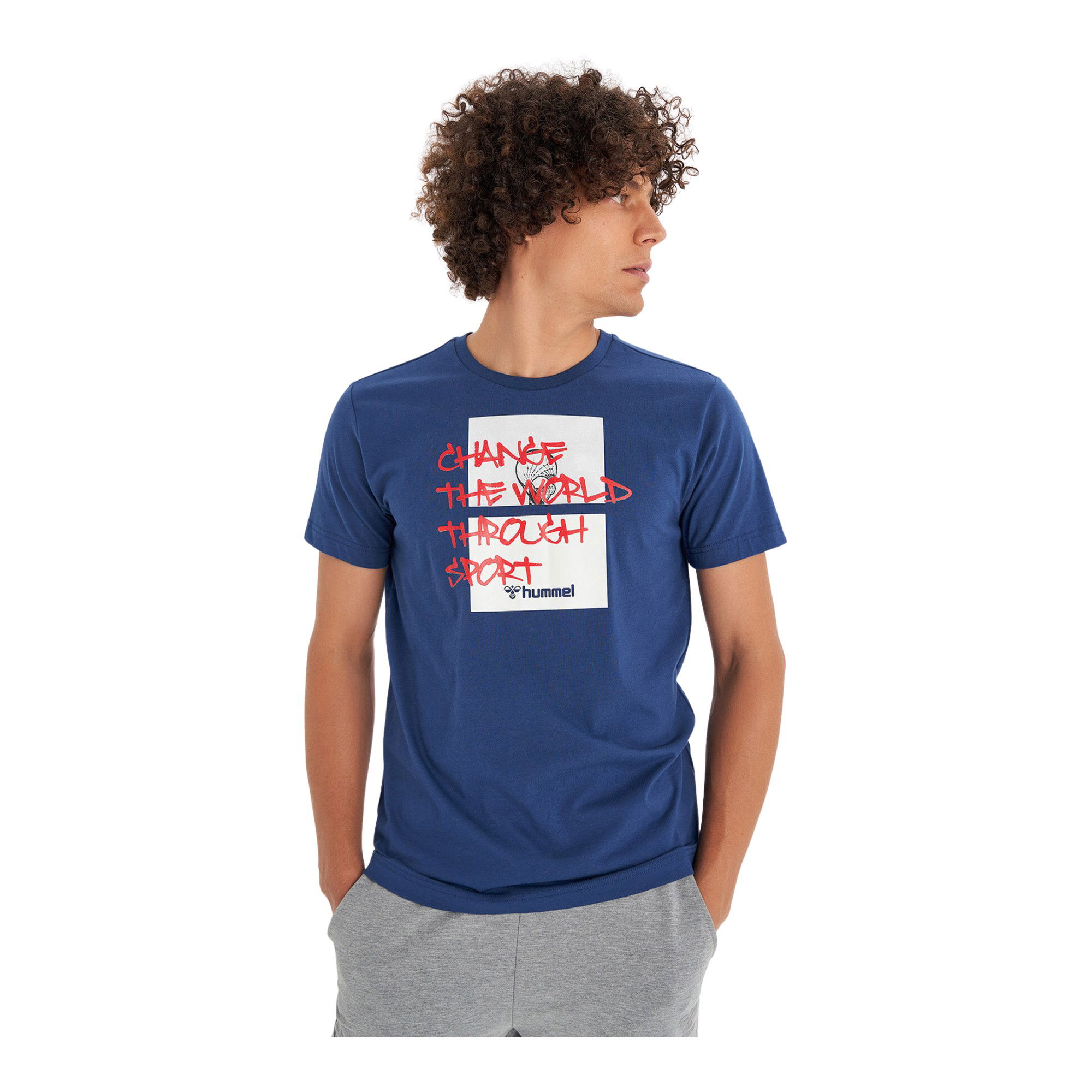 Hummel Sportswear Pointtal Regular Fit Short-Sleeve Erkek Tişört