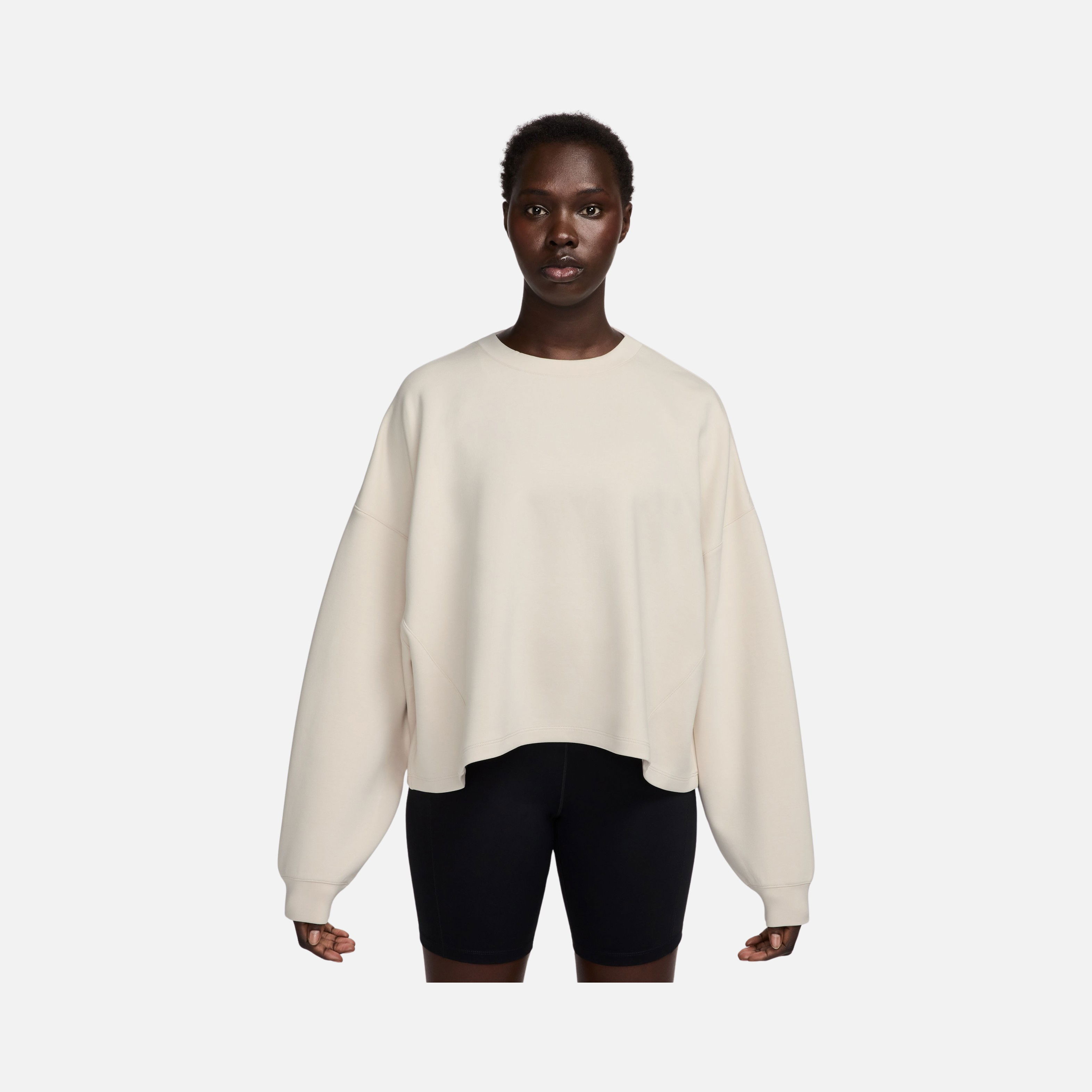 Nike 24.7 Dri-Fit Soft Knit Extra Loose Cut Crew Training Kadın Sweatshirt