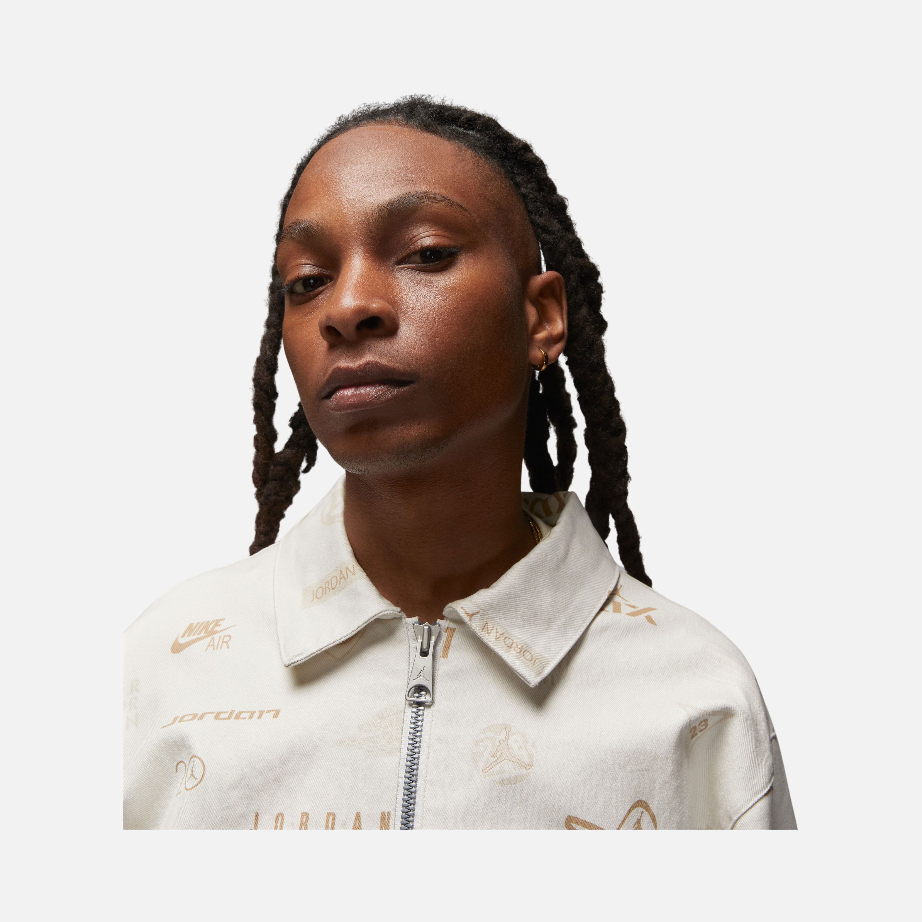 Nike Jordan Flight Heritage Ribbed Full-Zip Erkek Ceket