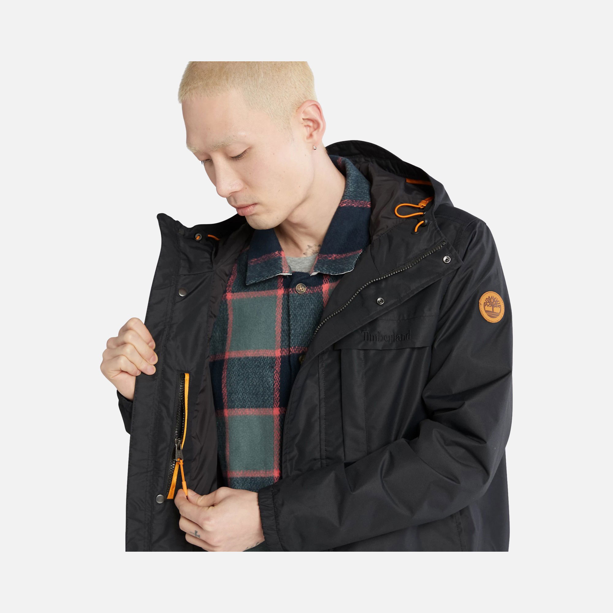 Timberland Sportswear Water Resistant Shell Full-Zip Hoodie Erkek Ceket